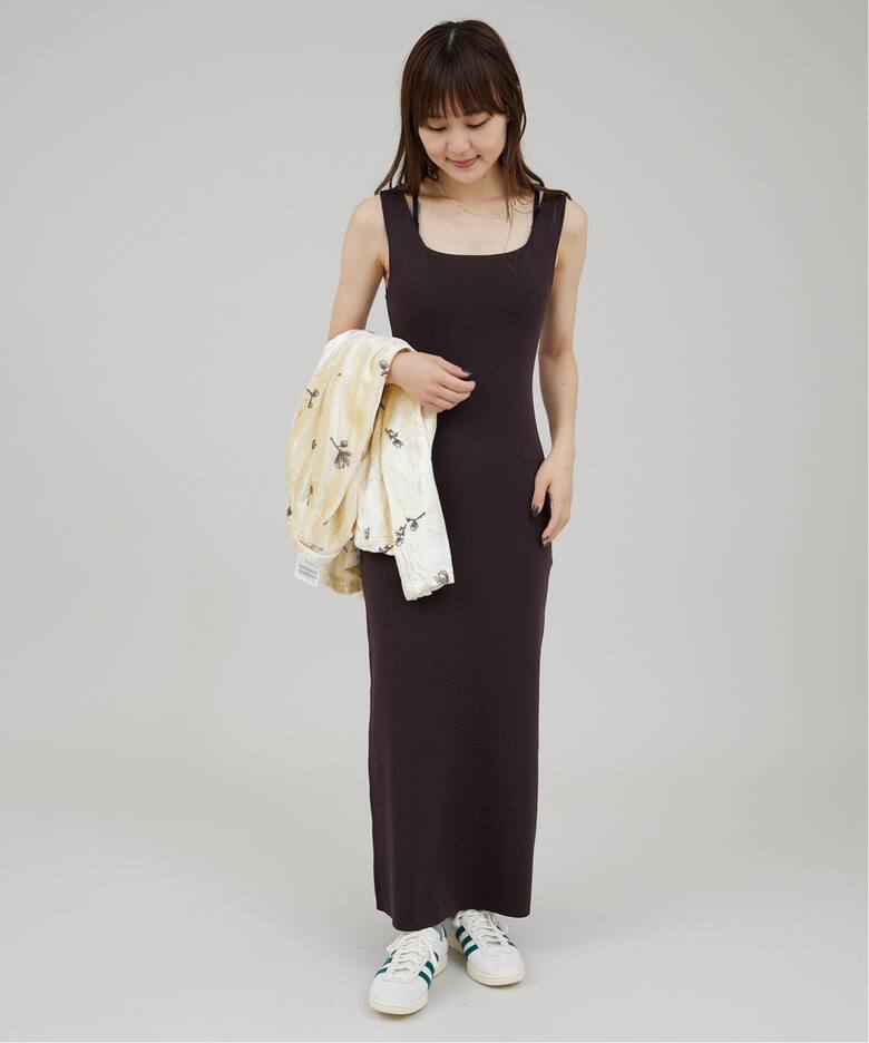 TODAYFUL / トゥデイフル Squareneck Knit Dress 12420302（ワンピース  