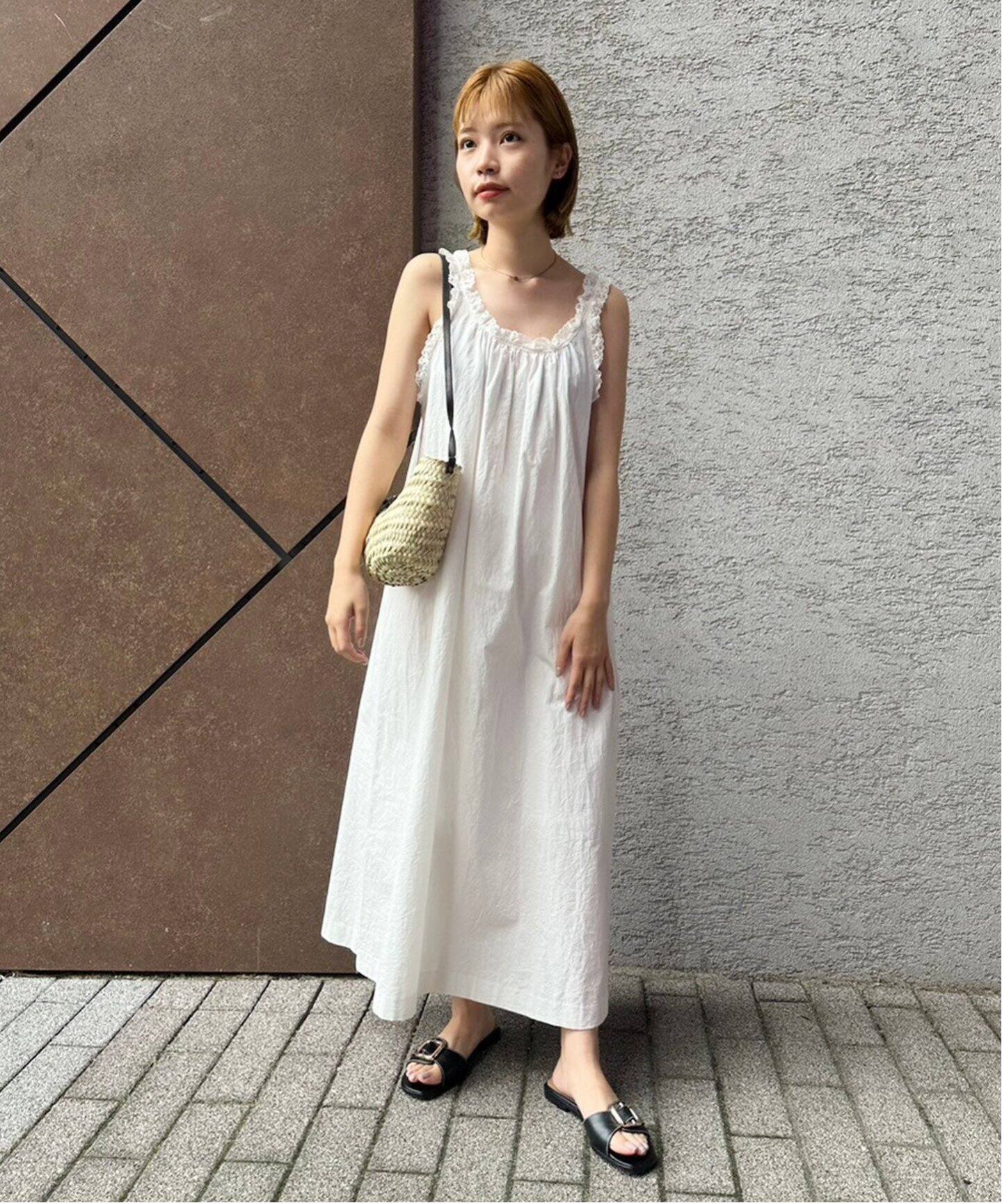 コットンリネン ランジェリードレス（ワンピース）｜EDIT.FOR  