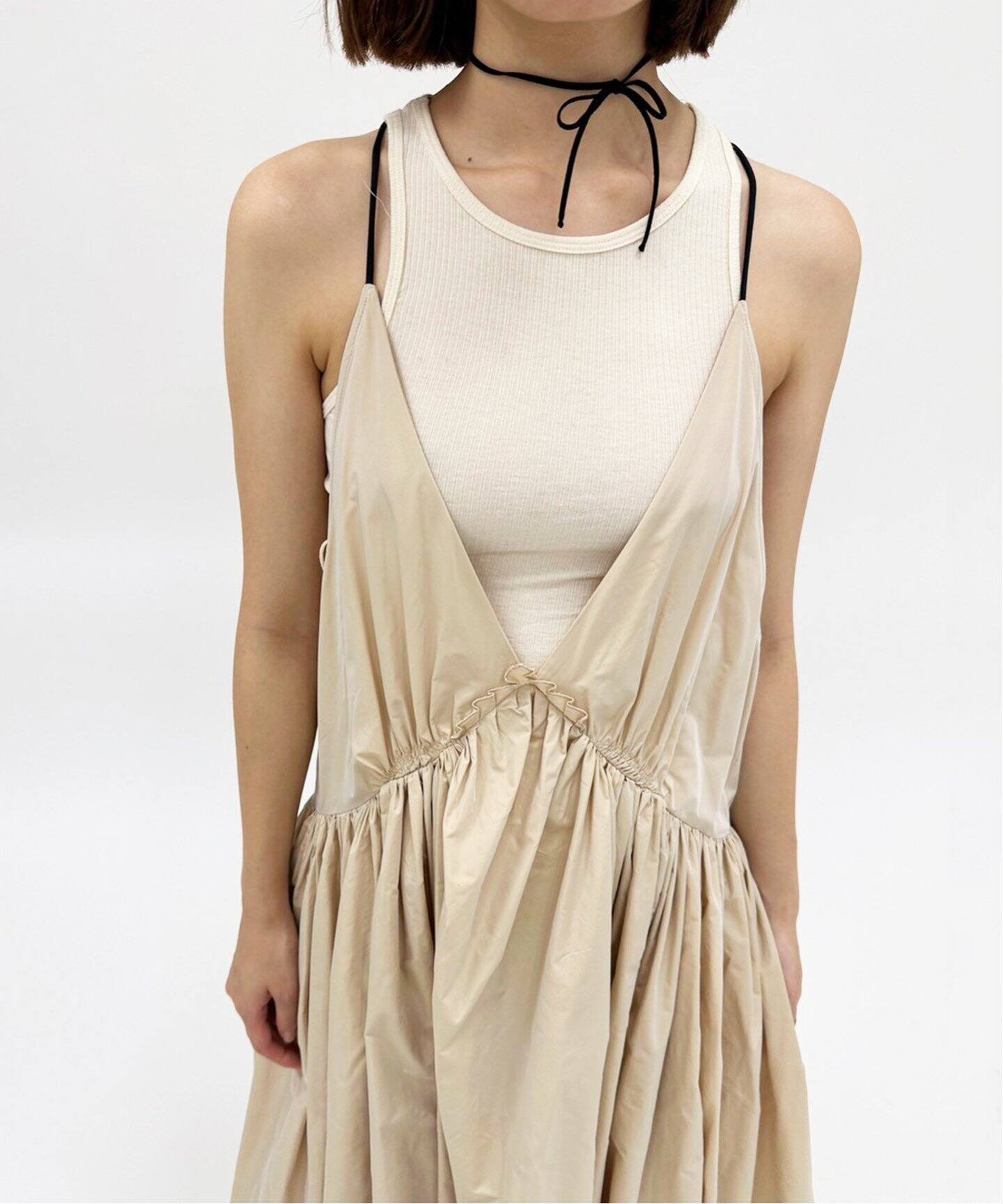 ギャザー キャミソールドレス（ワンピース）｜EDIT.FOR LULU  