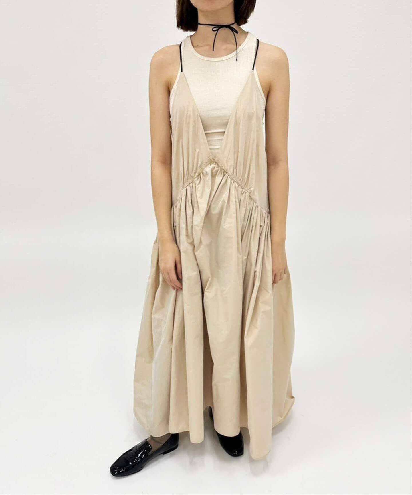 ギャザー キャミソールドレス（ワンピース）｜EDIT.FOR LULU  