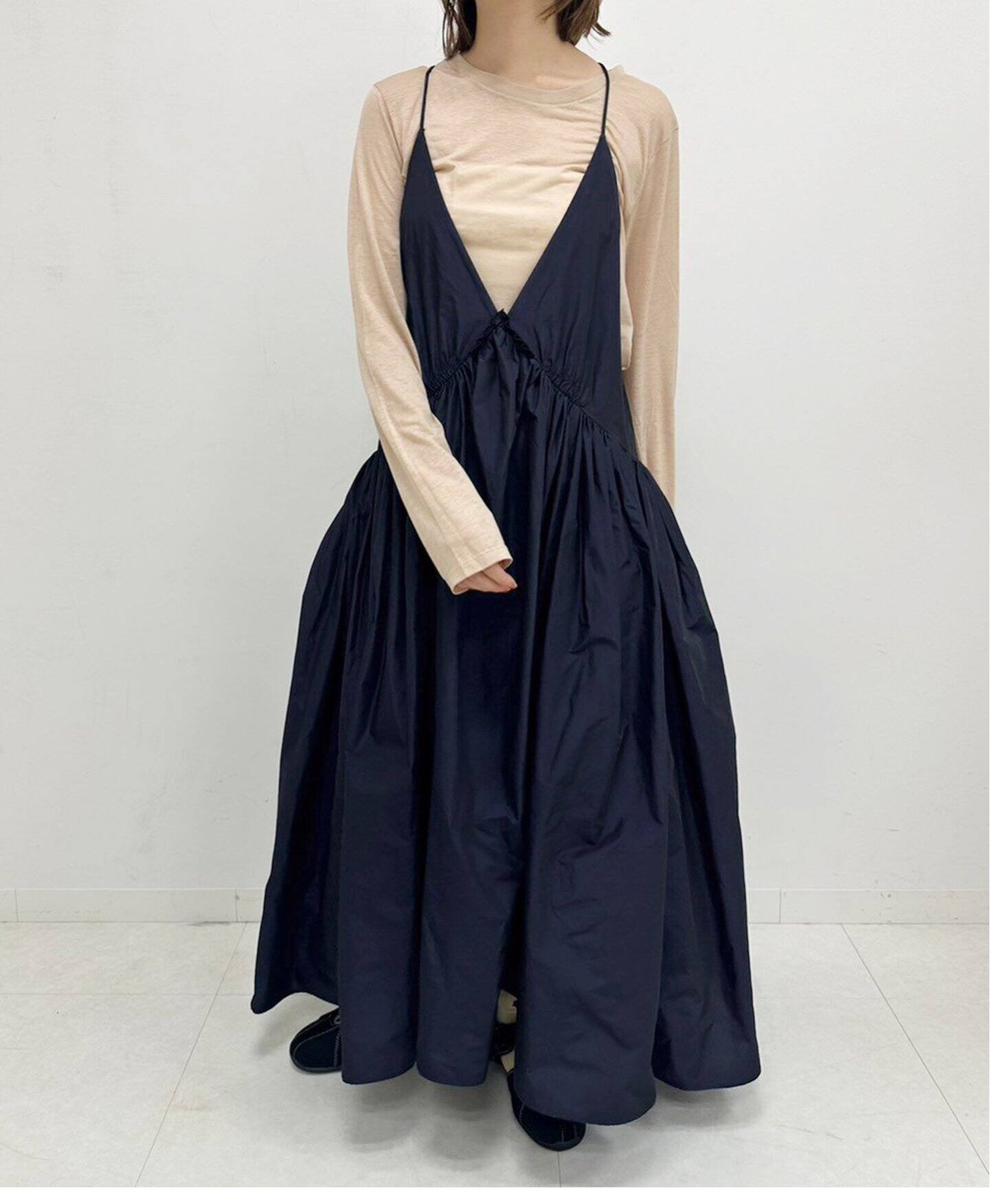 追加》ギャザー キャミソールドレス（ワンピース）｜EDIT.FOR LULU  