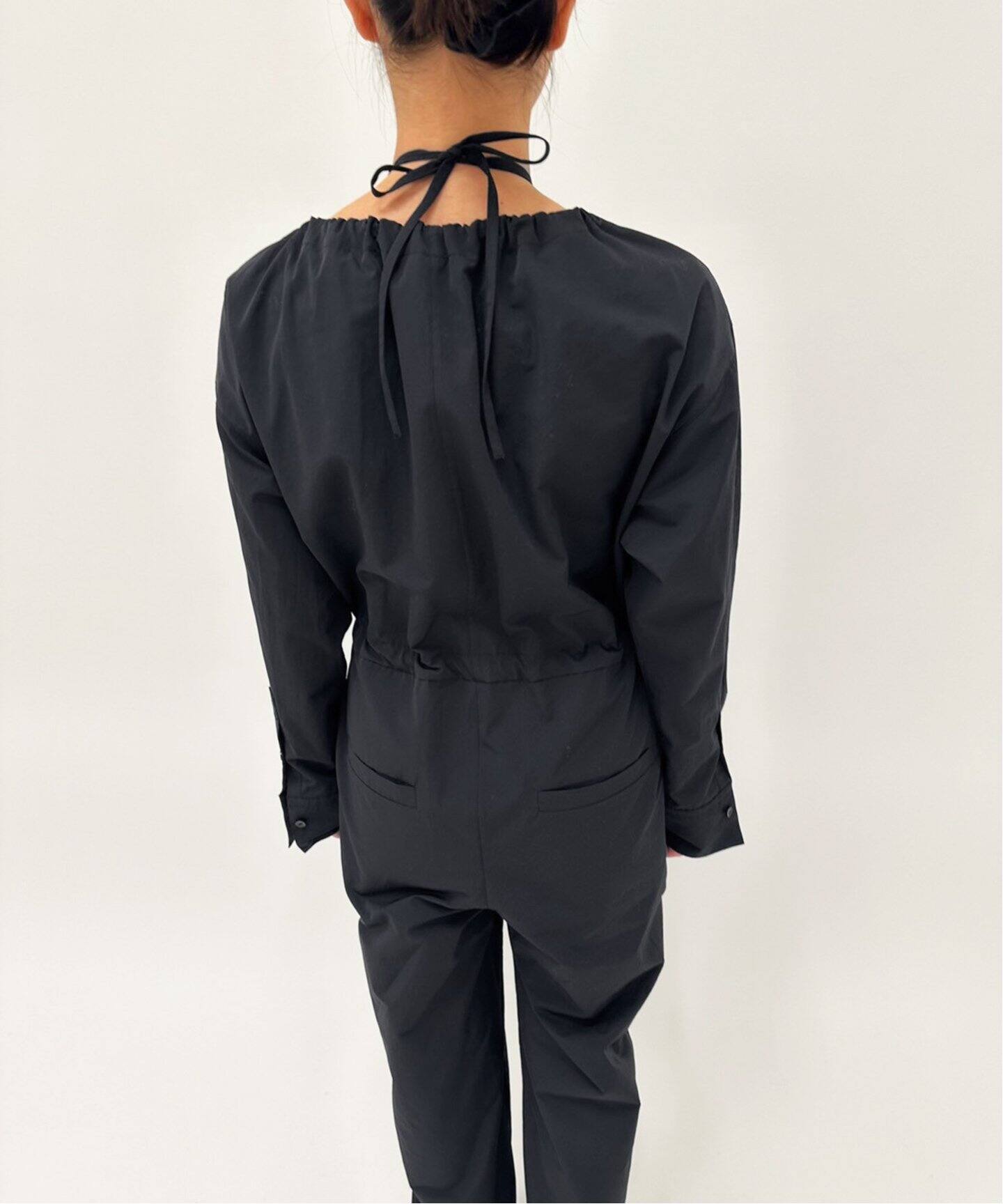 追加》ドローストリング オールインワン（つなぎ／オールインワン  