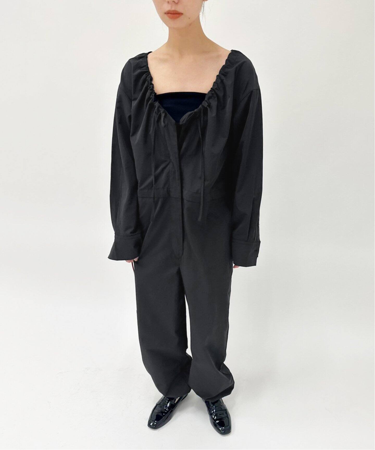 追加》ドローストリング オールインワン（つなぎ／オールインワン  