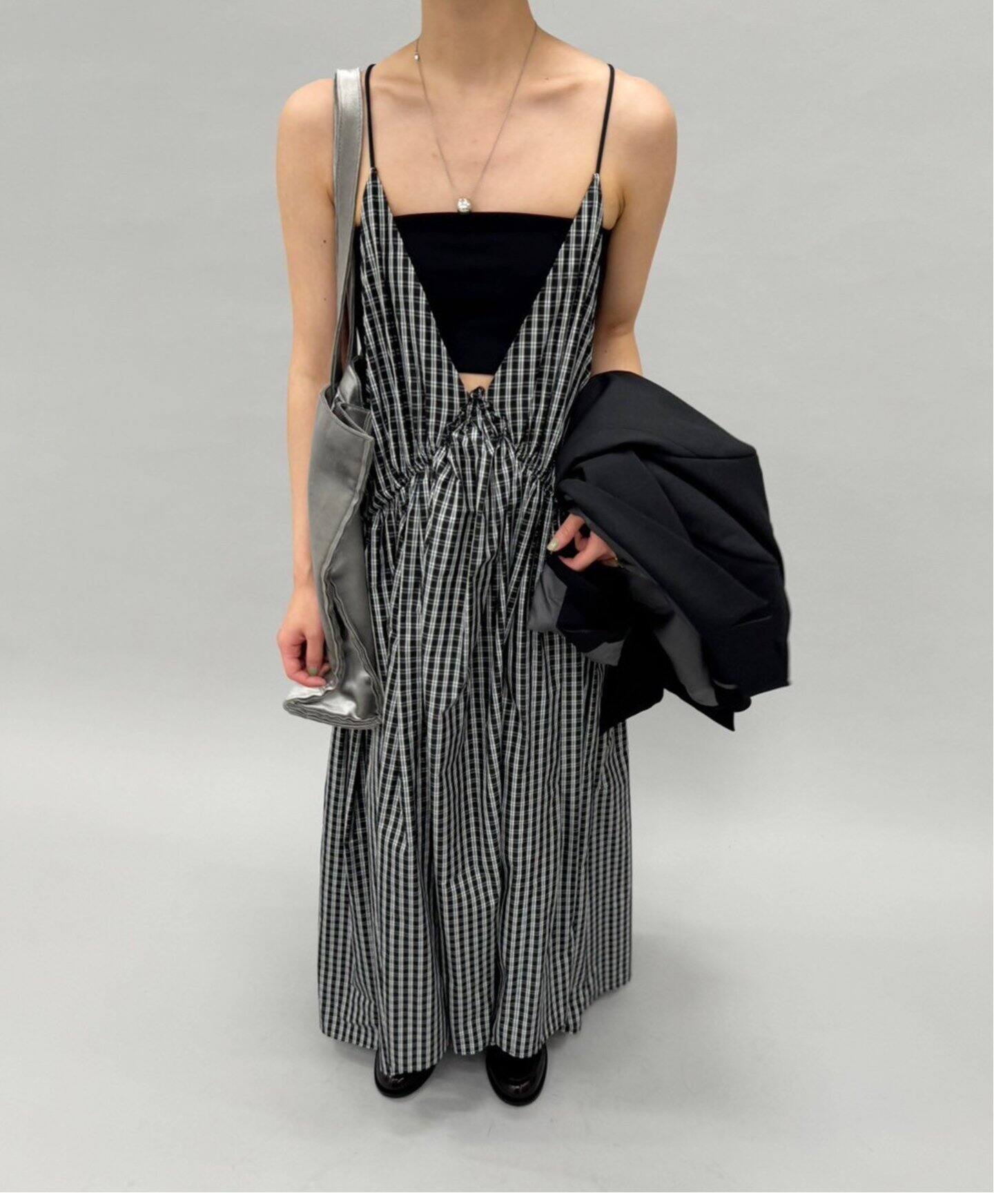 追加2》NEW ギャザー キャミソールドレス（ワンピース）｜EDIT.FOR  