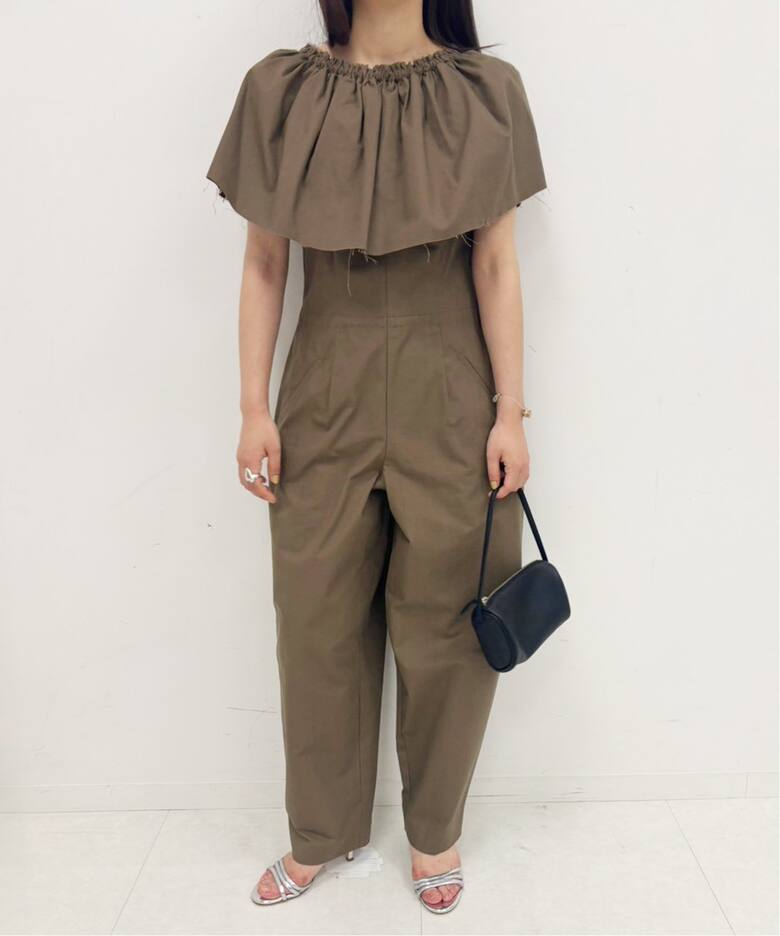 Hella/ヘラ】frill collar all in one（つなぎ／オールインワン 