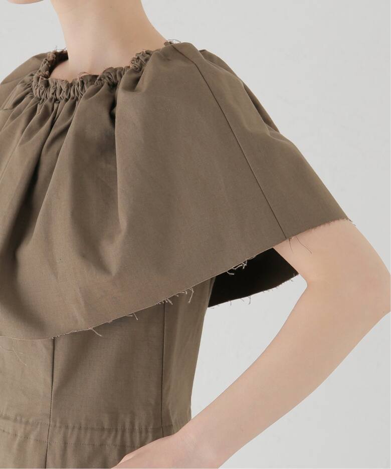Hella/ヘラ】frill collar all in one（つなぎ／オールインワン 