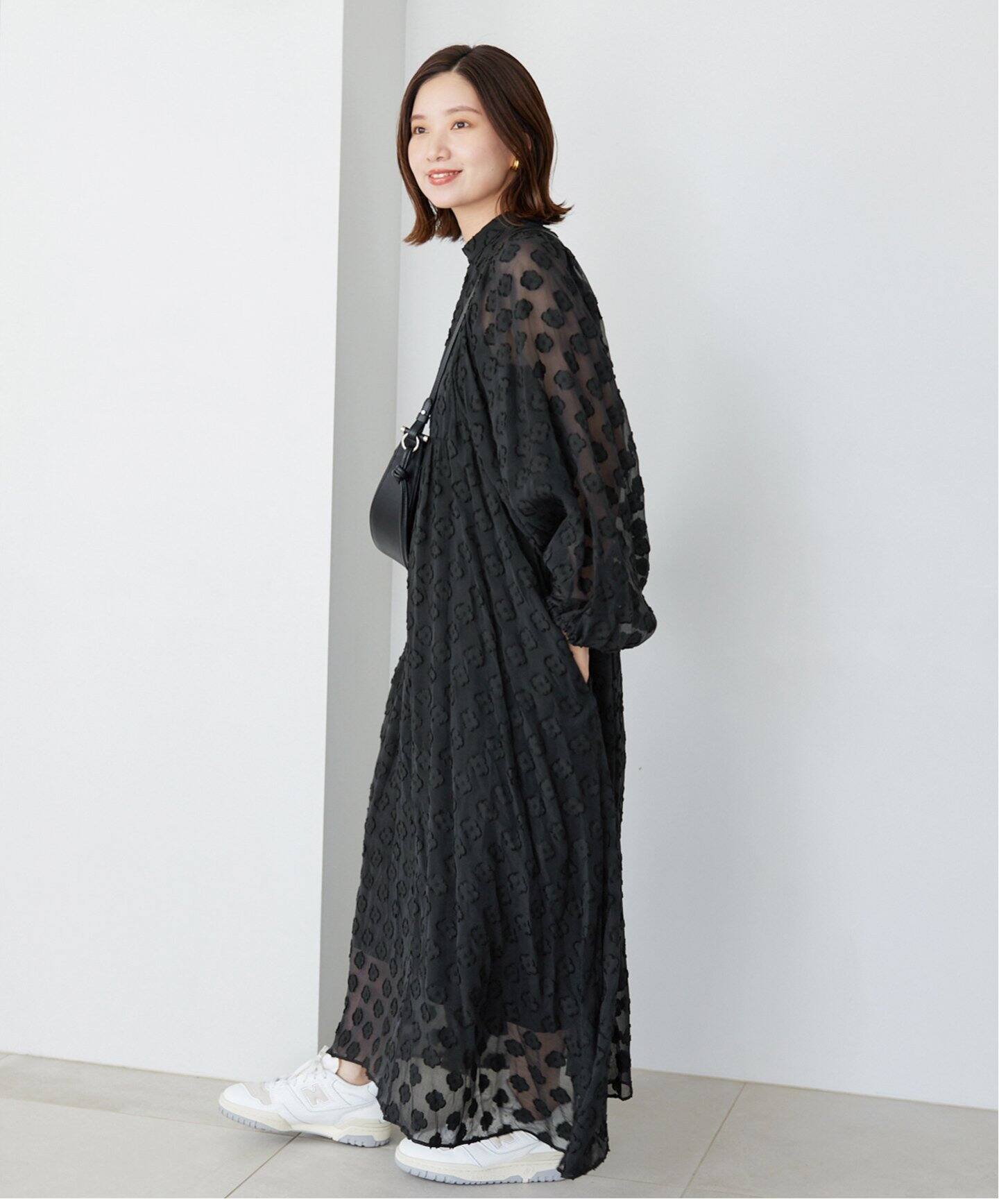 追加》フラワージャガードボザムドレス（ワンピース）｜IENA（イエナ  