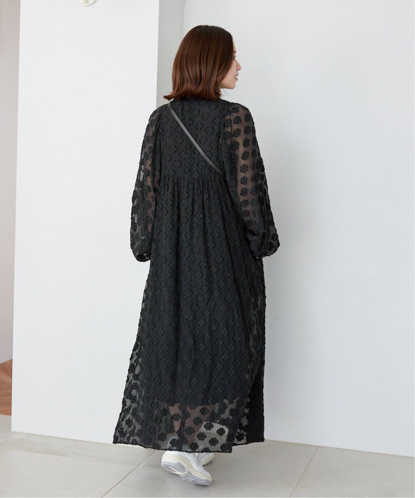 追加》フラワージャガードボザムドレス（ワンピース）｜IENA（イエナ  