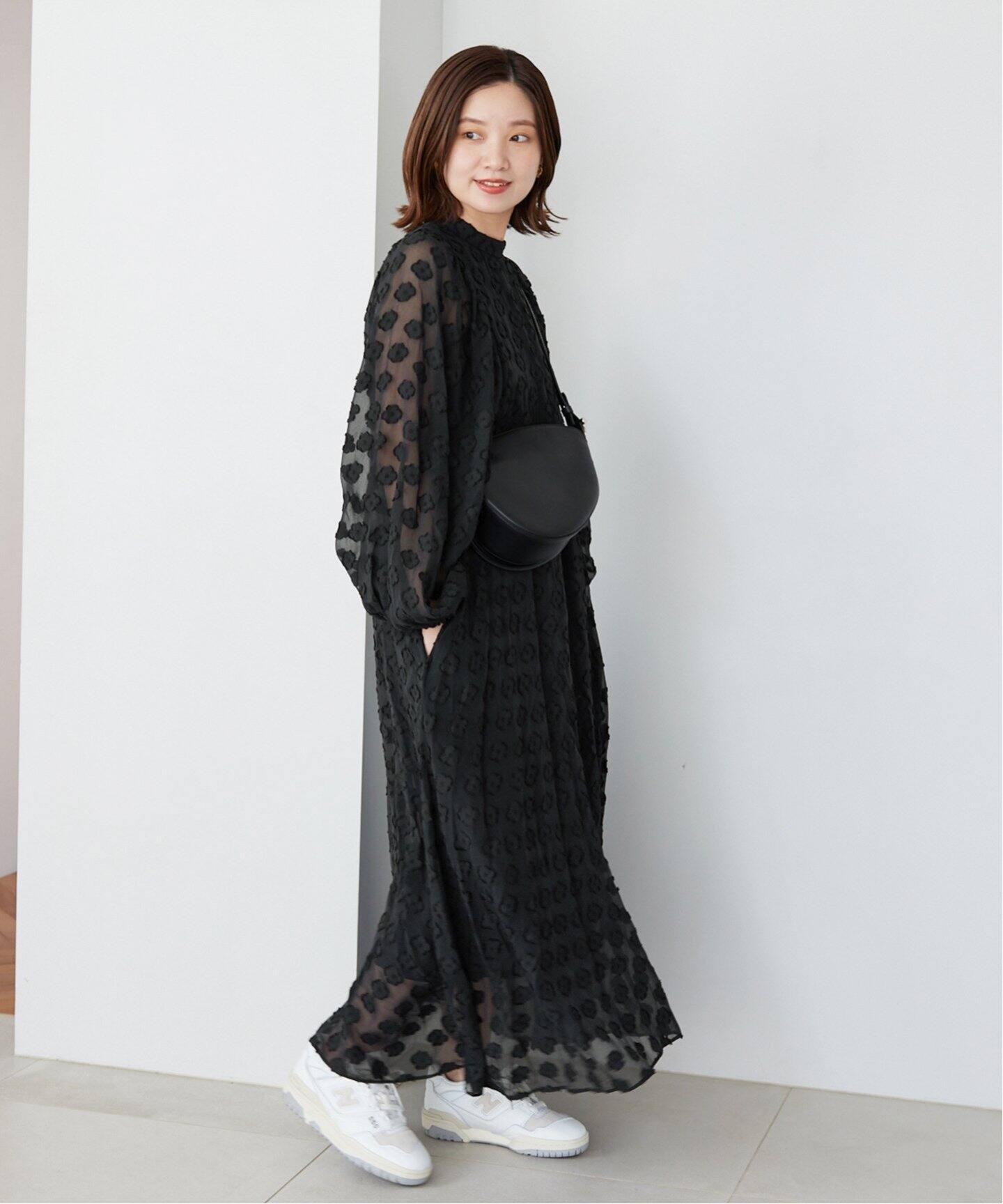 追加》フラワージャガードボザムドレス（ワンピース）｜IENA（イエナ  