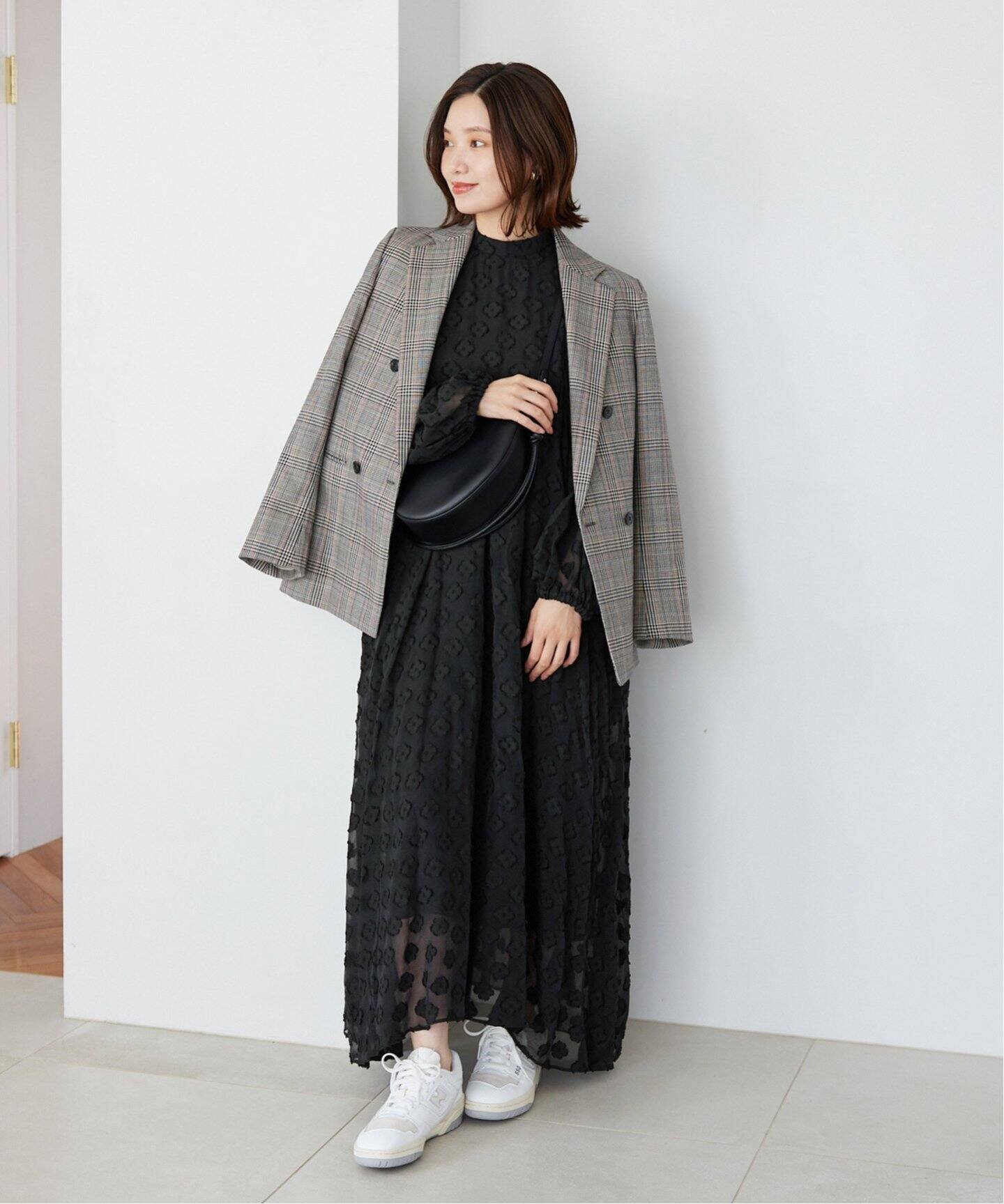 追加》フラワージャガードボザムドレス（ワンピース）｜IENA  