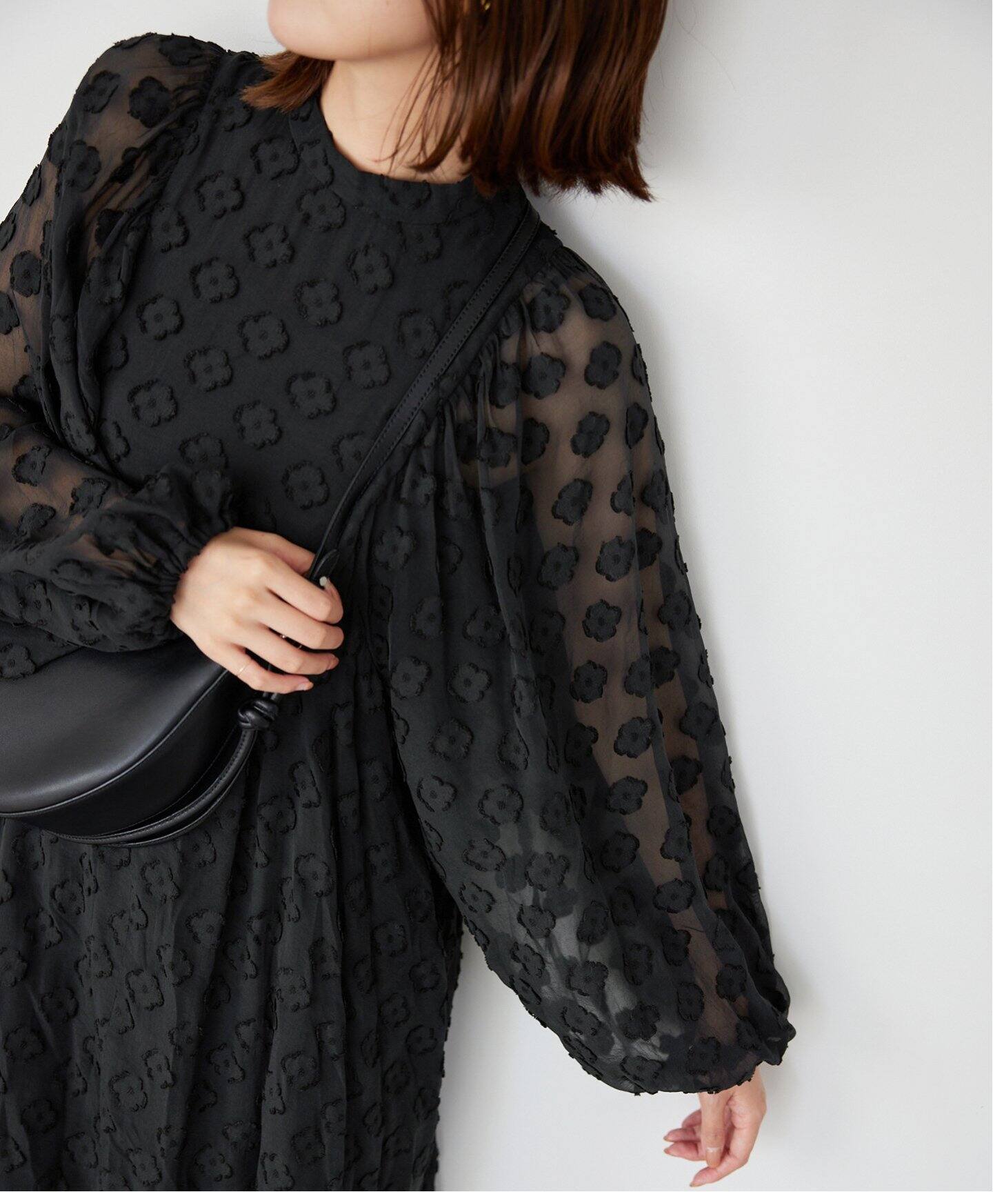 追加》フラワージャガードボザムドレス（ワンピース）｜IENA  