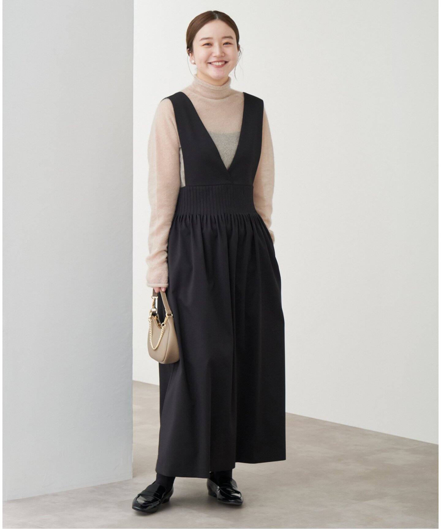 タックフレアージャンパースカート（ワンピース）｜IENA（イエナ）の  