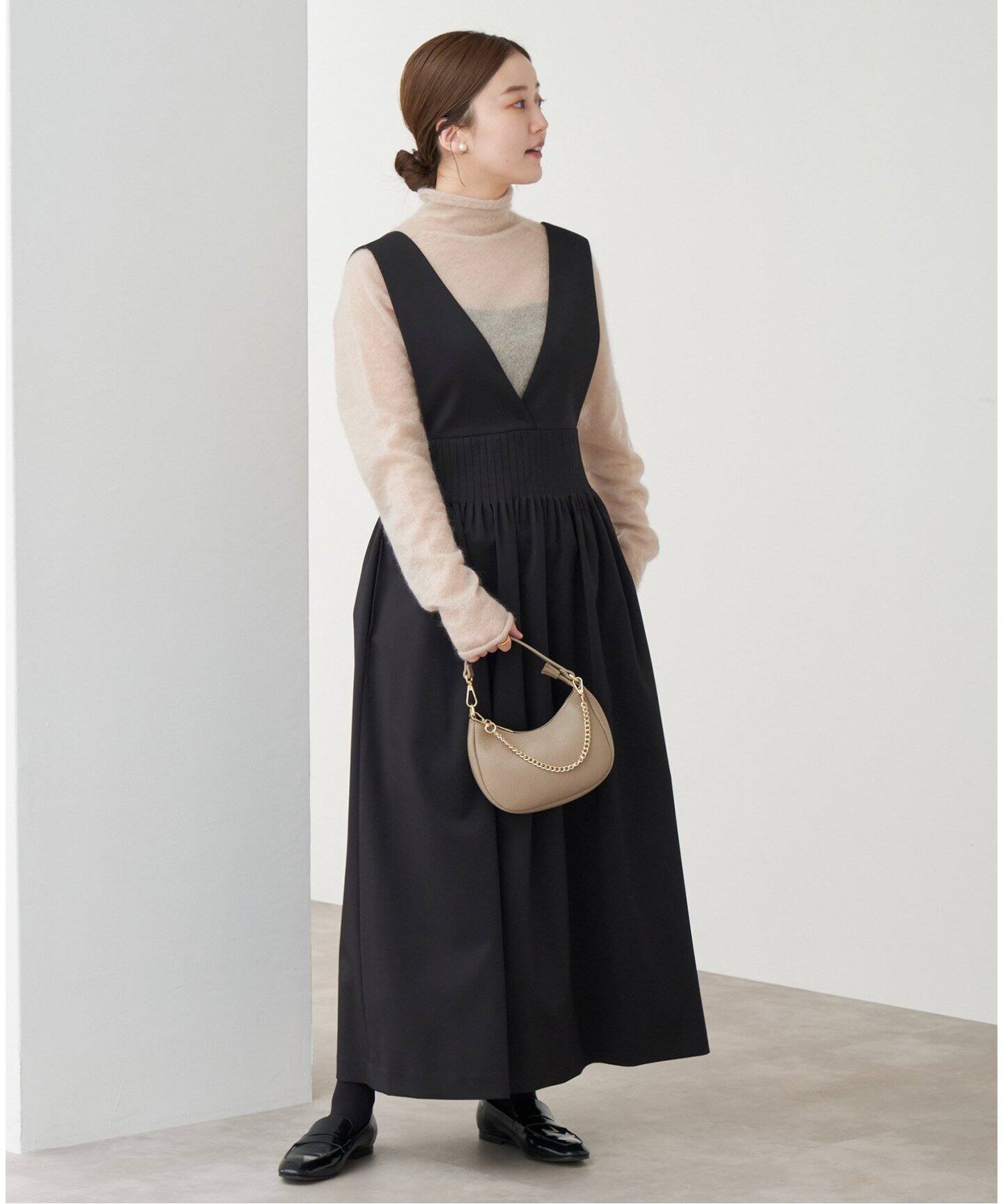 タックフレアージャンパースカート（ワンピース）｜IENA（イエナ）の  