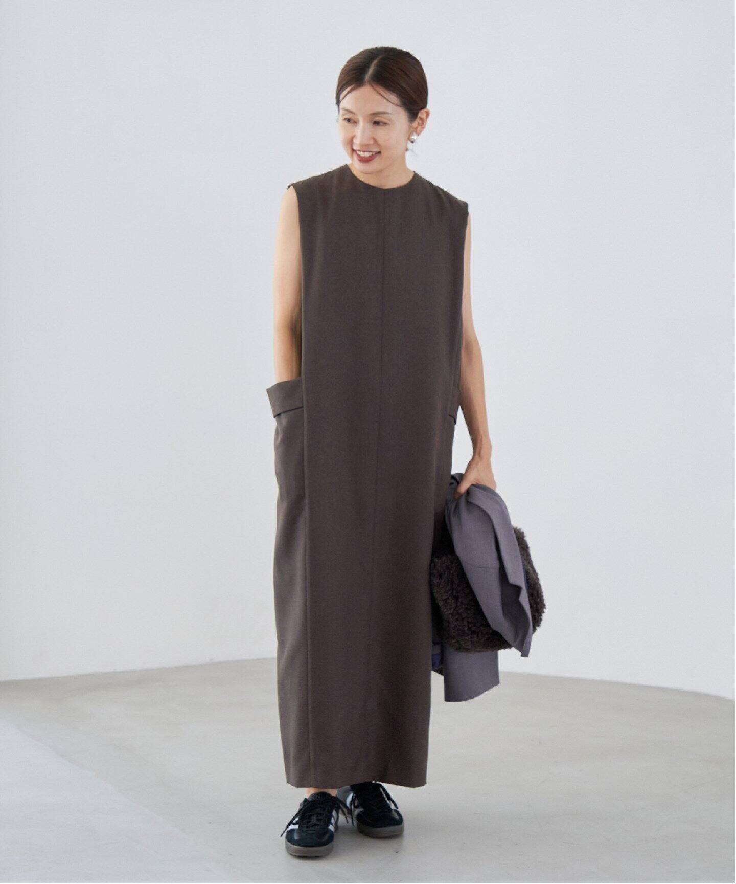 ブライトスラブ Iライン ワンピース（ワンピース）｜IENA（イエナ）の  