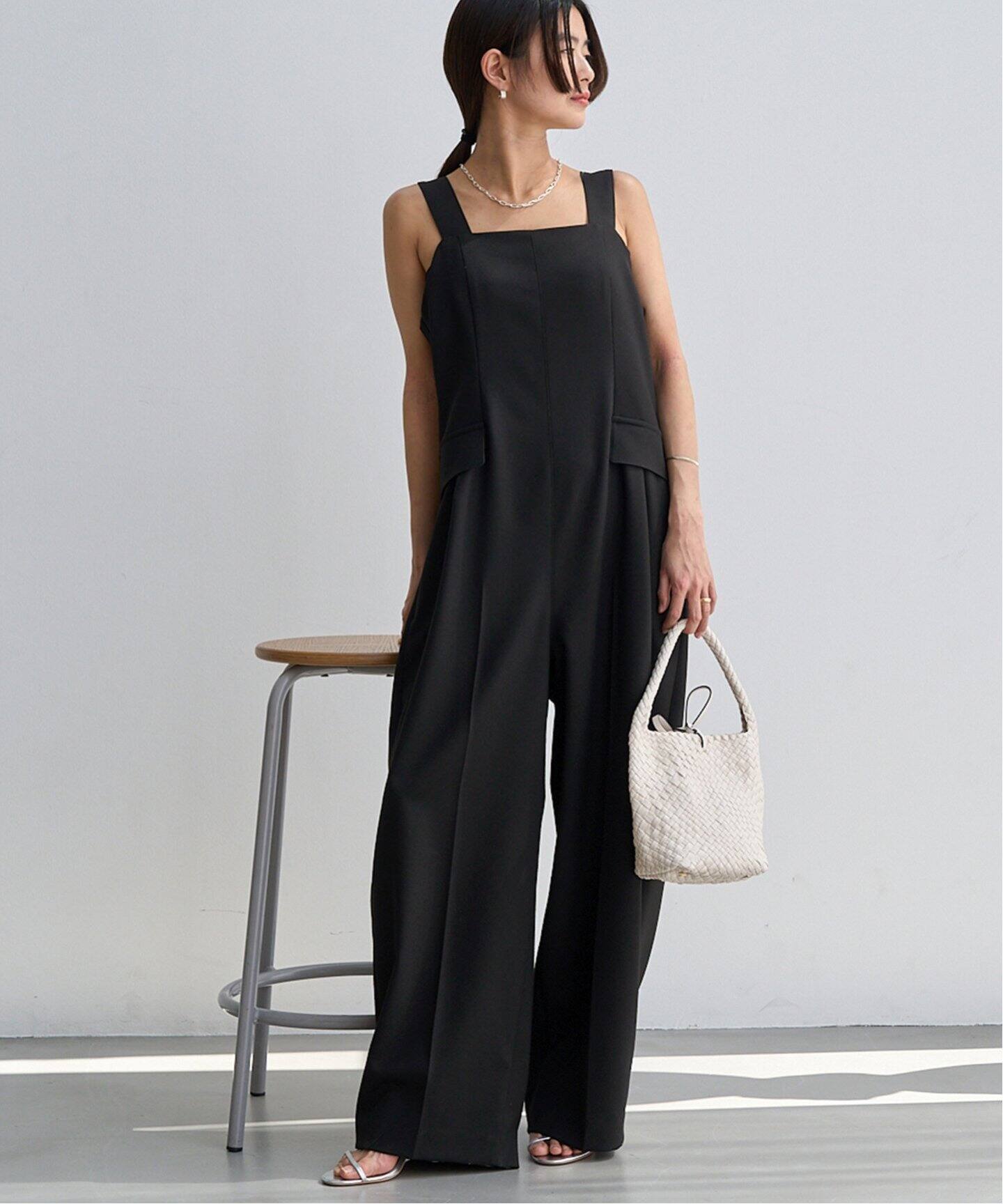 ブライトツイル サロペット（サロペット／オーバーオール）｜IENA  