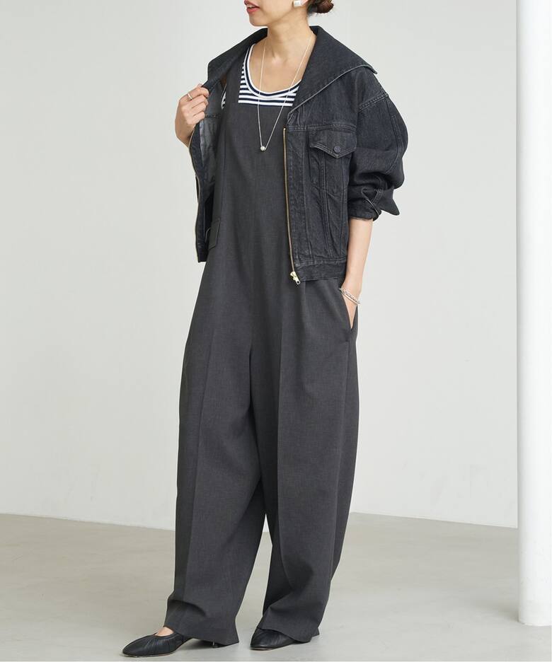 追加》ドライトロピカル サロペット（サロペット／オーバーオール  