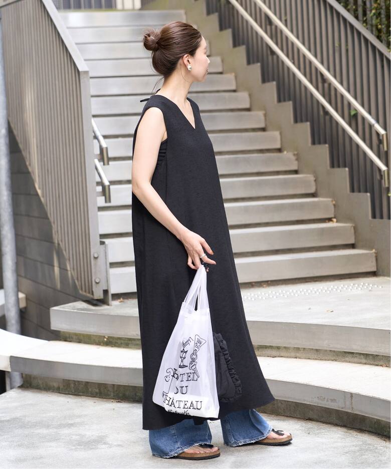 Mi * バックリボンAラインワンピース（ワンピース）｜IENA（イエナ）の  