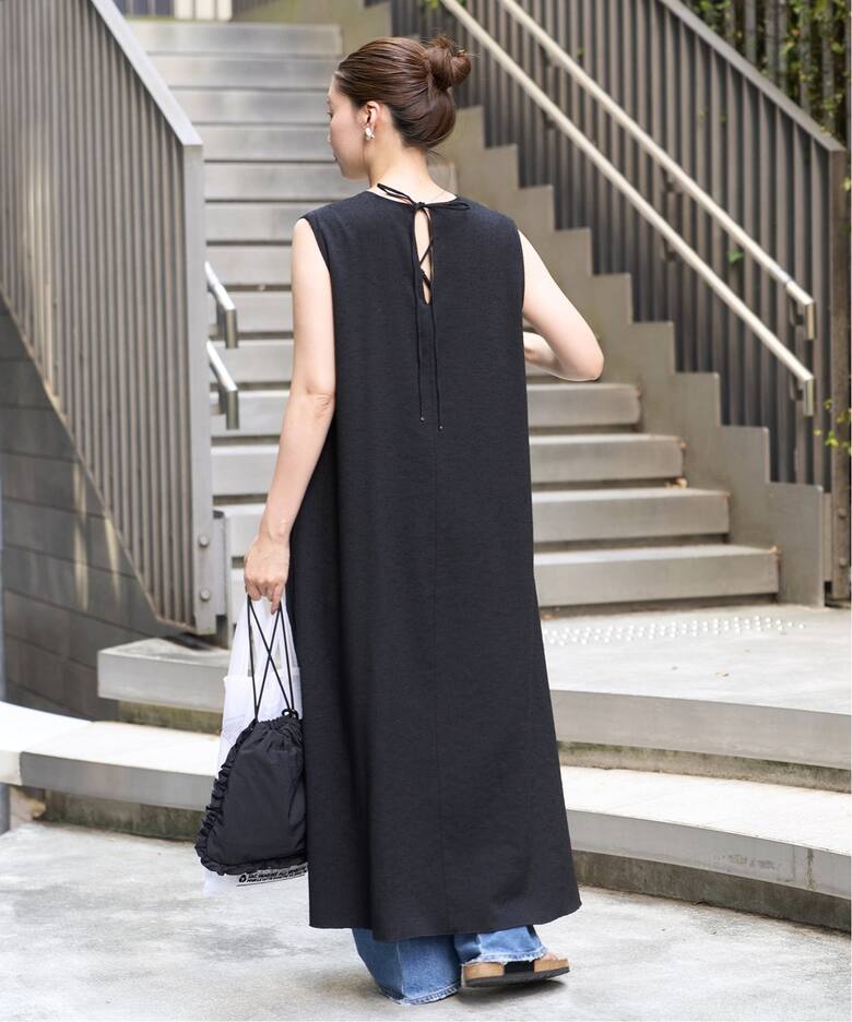 追加》Mi * バックリボンAラインワンピース（ワンピース）｜IENA  