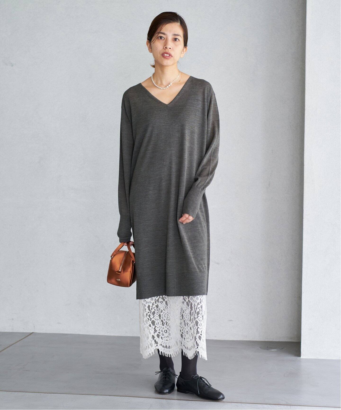 レースコンビニットセットワンピース（ワンピース）｜IENA（イエナ）の  