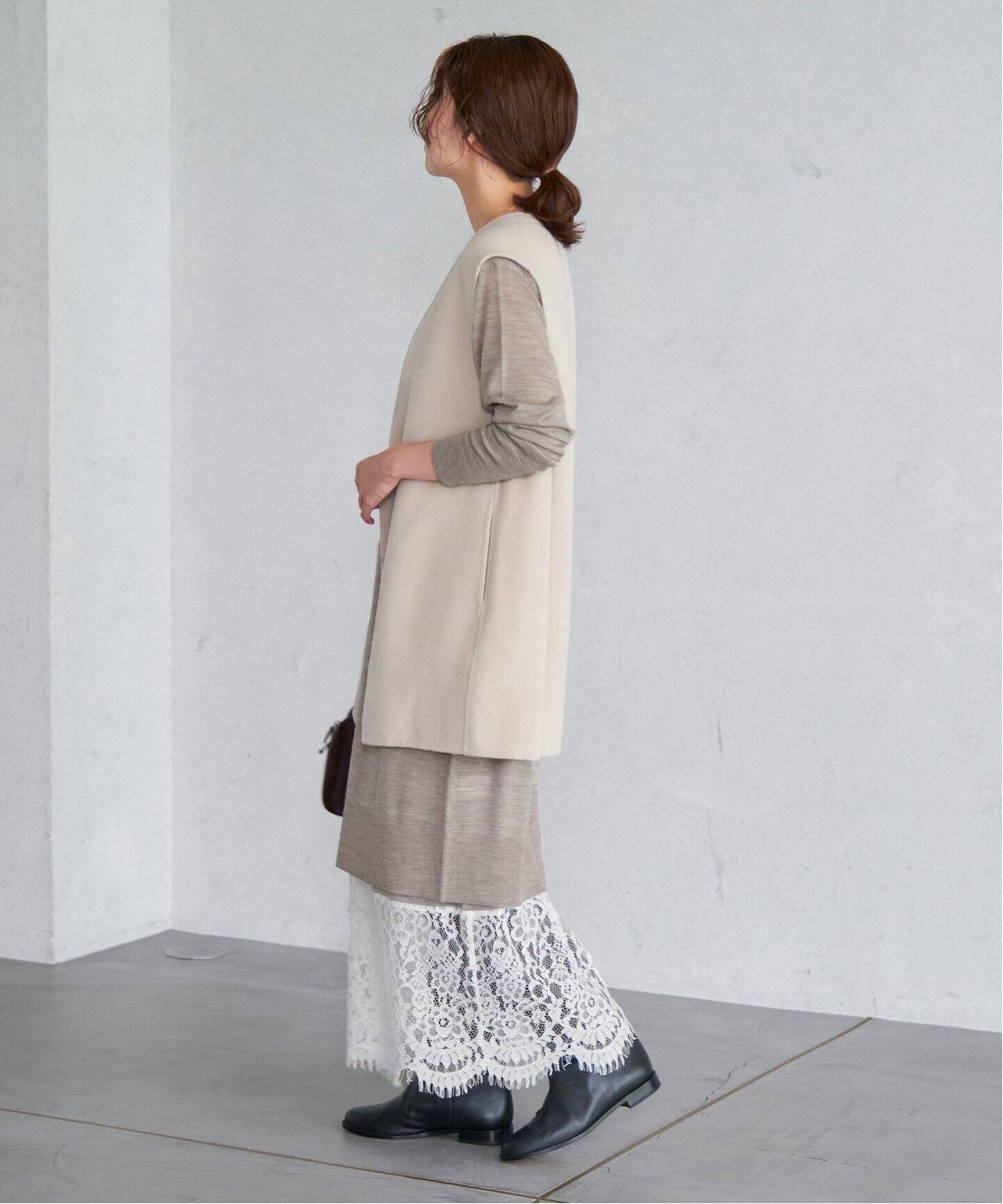 レースコンビニットセットワンピース（ワンピース）｜IENA（イエナ）の  