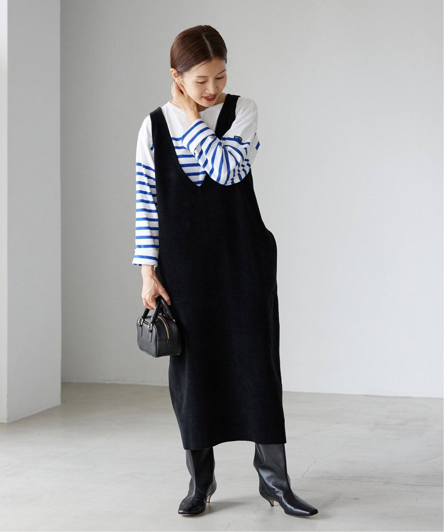 ベロアニットIラインワンピース（ワンピース）｜IENA（イエナ）の通販  