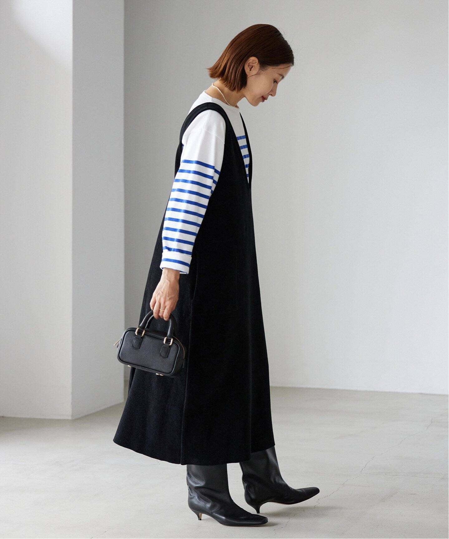 ベロアニットIラインワンピース（ワンピース）｜IENA（イエナ）の通販  