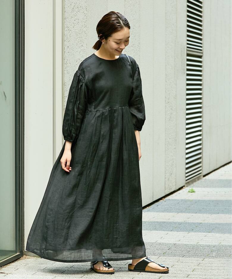 ラミー ボリュームスリーブワンピース（ワンピース）｜IENA（イエナ  