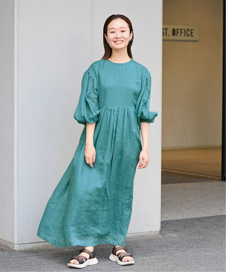 ラミー ボリュームスリーブワンピース（ワンピース）｜IENA（イエナ  