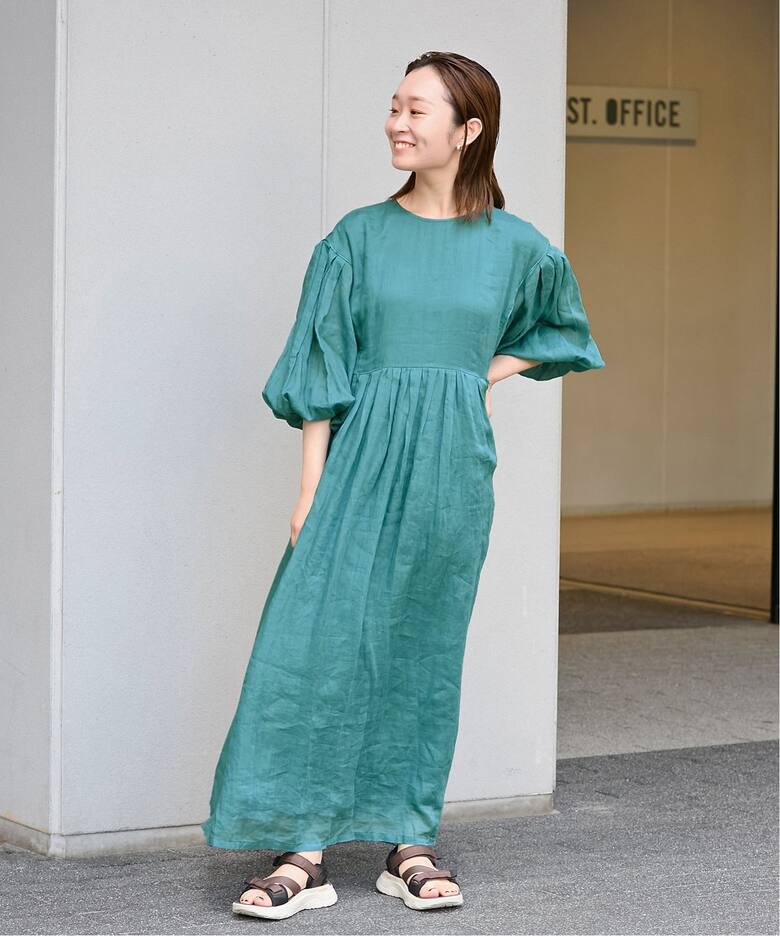 ラミー ボリュームスリーブワンピース（ワンピース）｜IENA（イエナ  