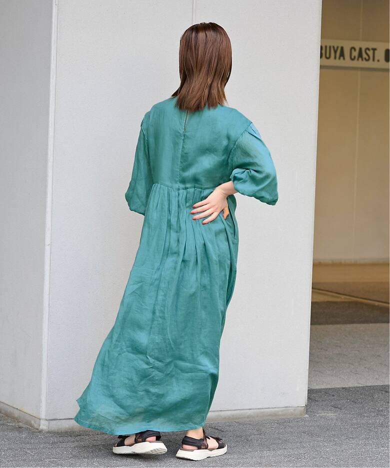 ラミー ボリュームスリーブワンピース（ワンピース）｜IENA（イエナ  