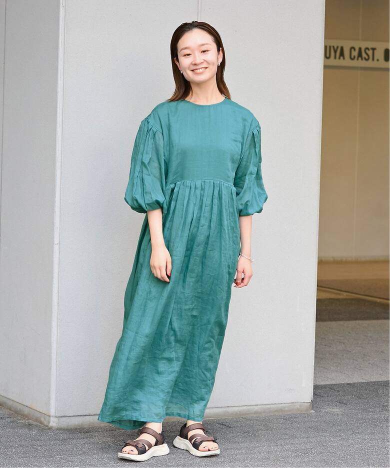 ラミー ボリュームスリーブワンピース（ワンピース）｜IENA（イエナ  