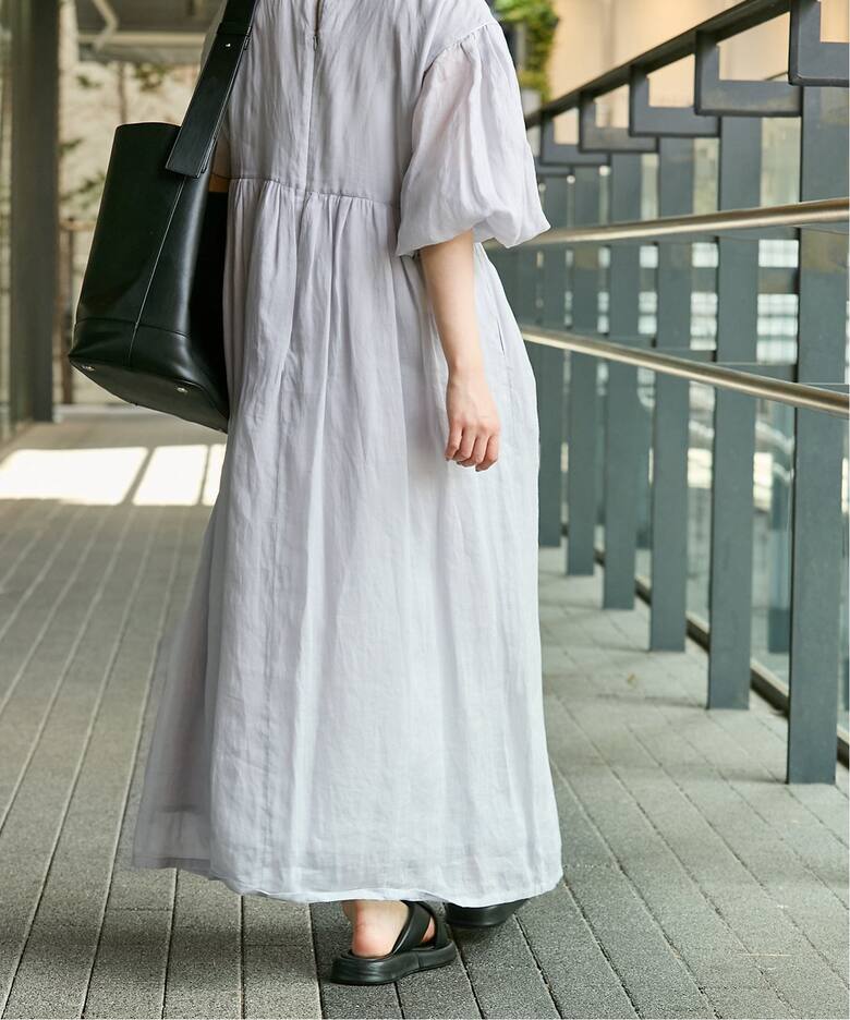 ラミー ボリュームスリーブワンピース（ワンピース）｜IENA（イエナ  