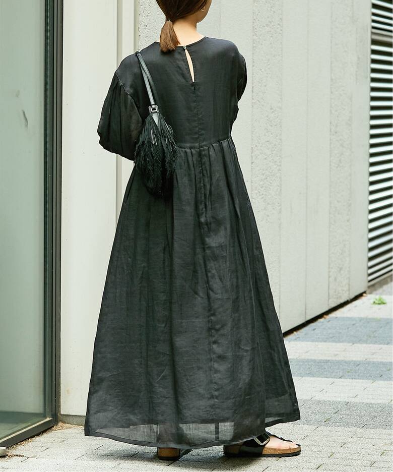 ラミー ボリュームスリーブワンピース（ワンピース）｜IENA（イエナ  