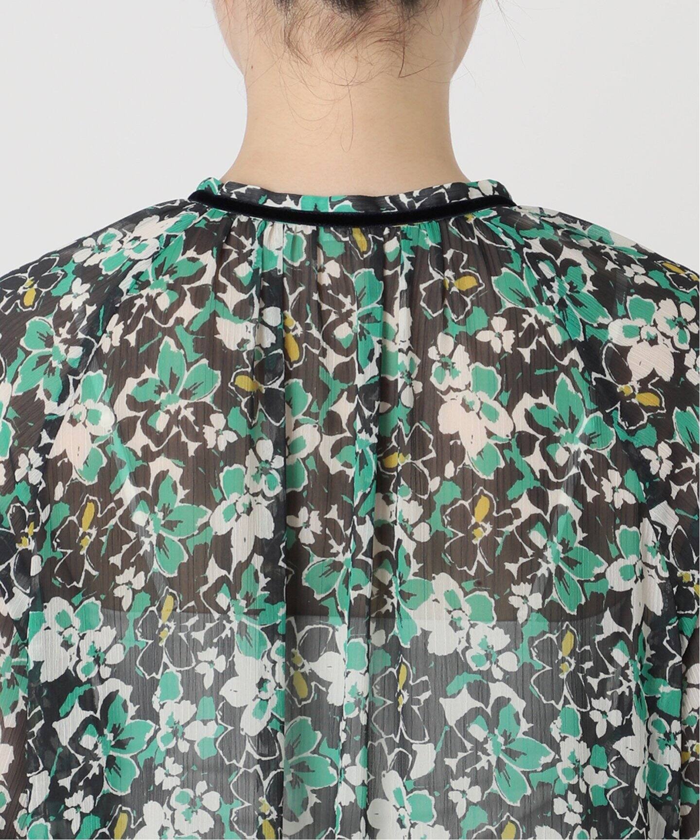 Deveaux Flower Mix ティアードワンピース（ワンピース）｜IENA  