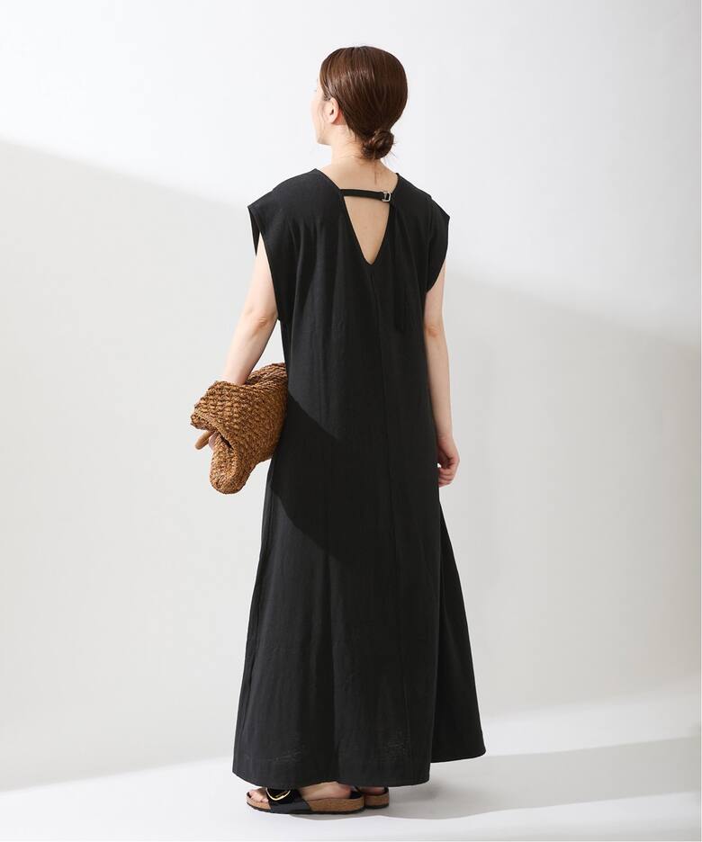リネンコンテンジク フレアワンピース（ワンピース）｜IENA（イエナ  