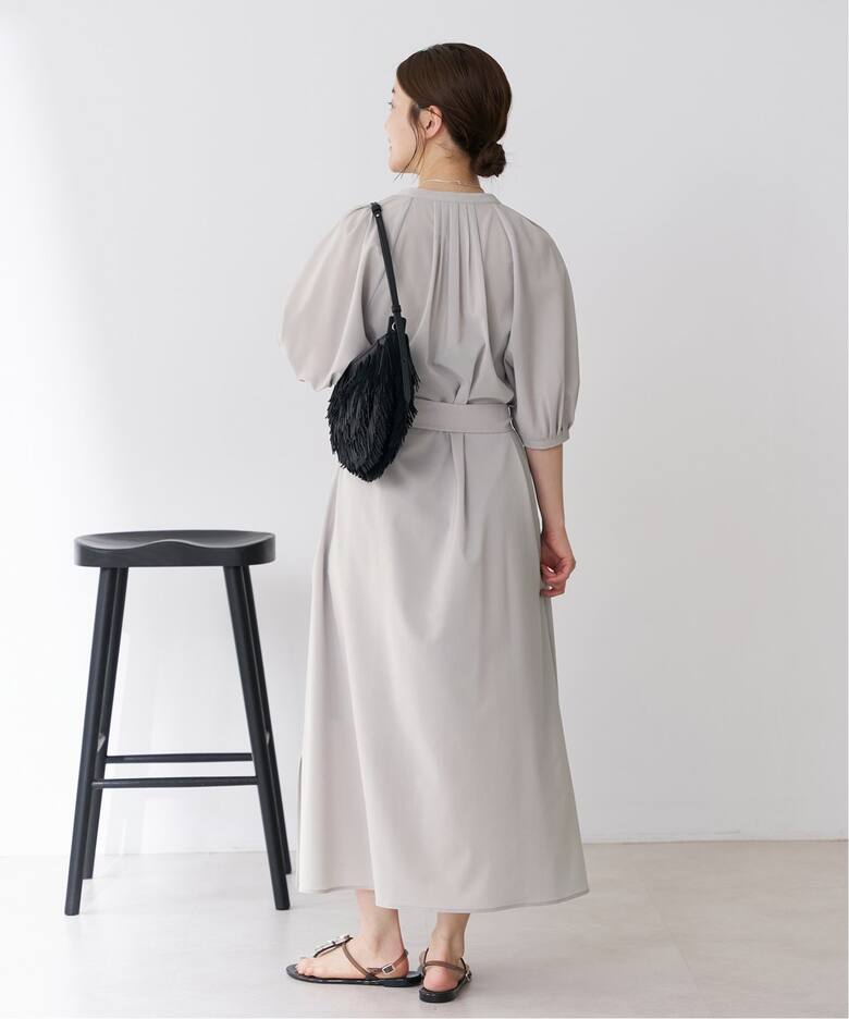 バンドカラーシャツワンピース（ワンピース）｜IENA（イエナ）の通販  