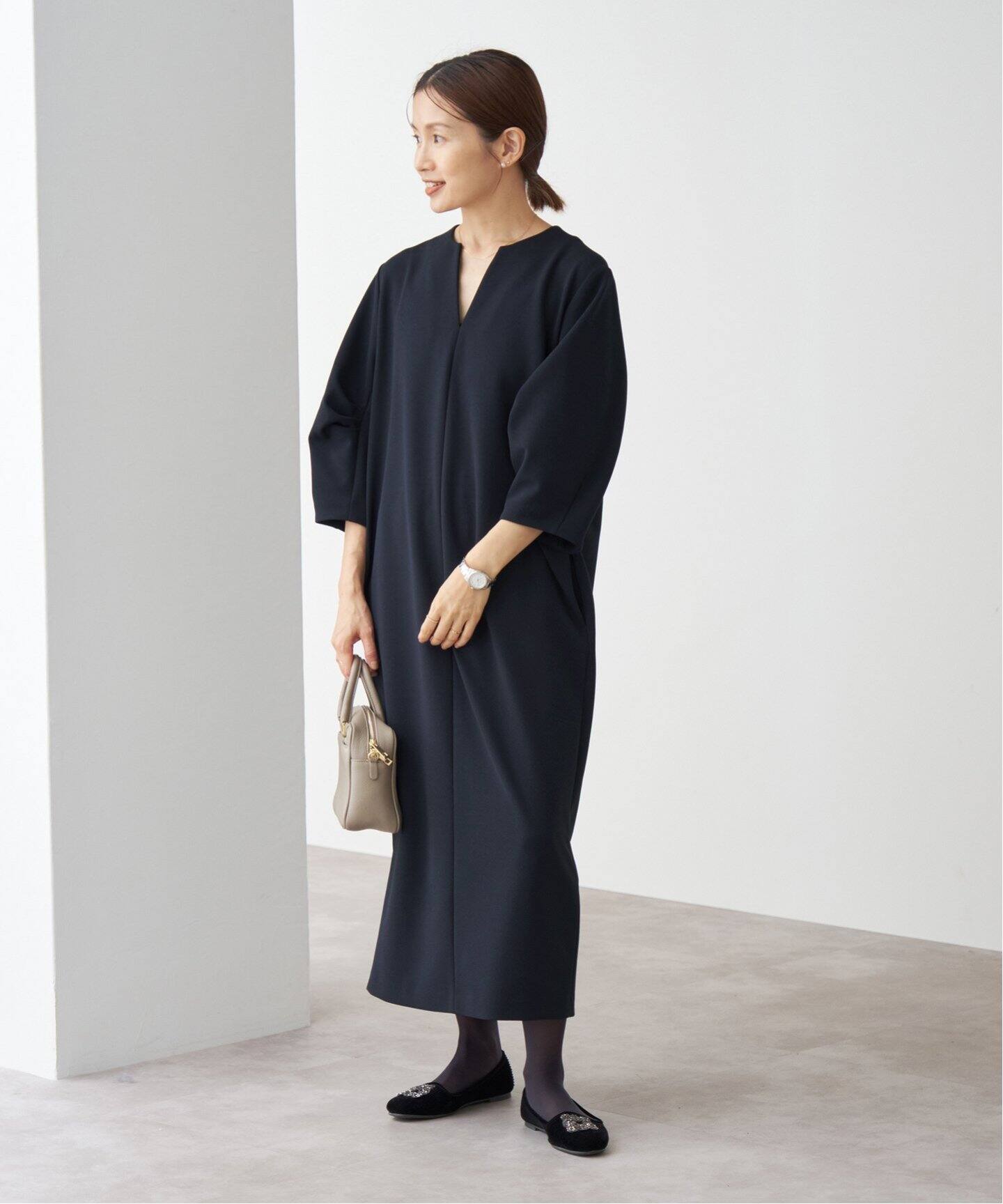 タックスリーブワンピース（ワンピース）｜IENA（イエナ）の通販  