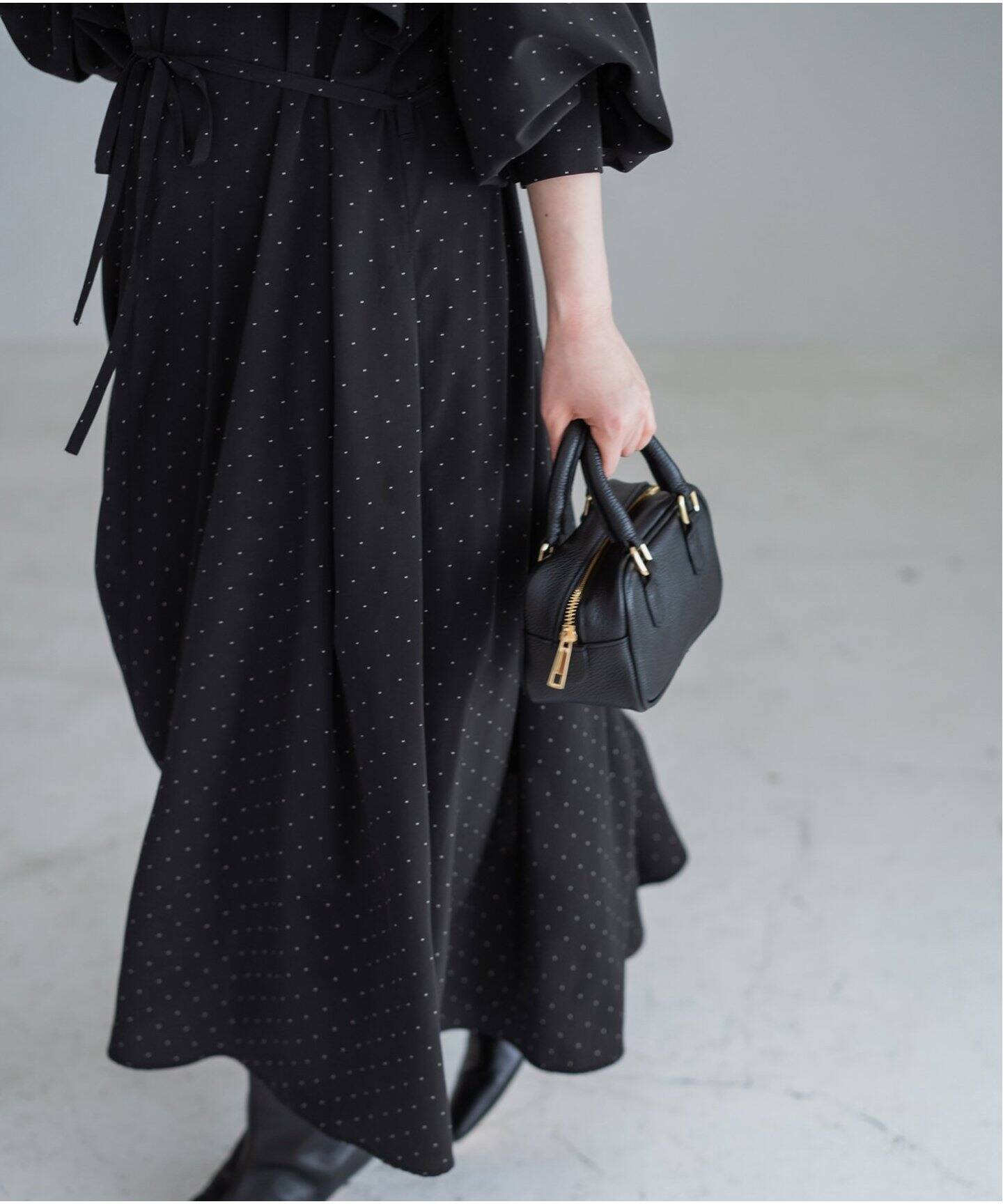 ドットサッシュワンピース（ワンピース）｜IENA（イエナ）の通販  