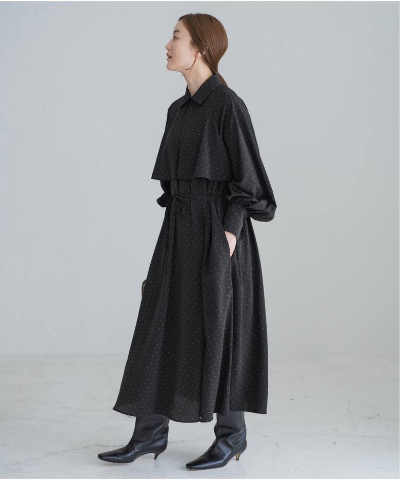 WEB限定/追加》ドットサッシュワンピース（ワンピース）｜IENA（イエナ 