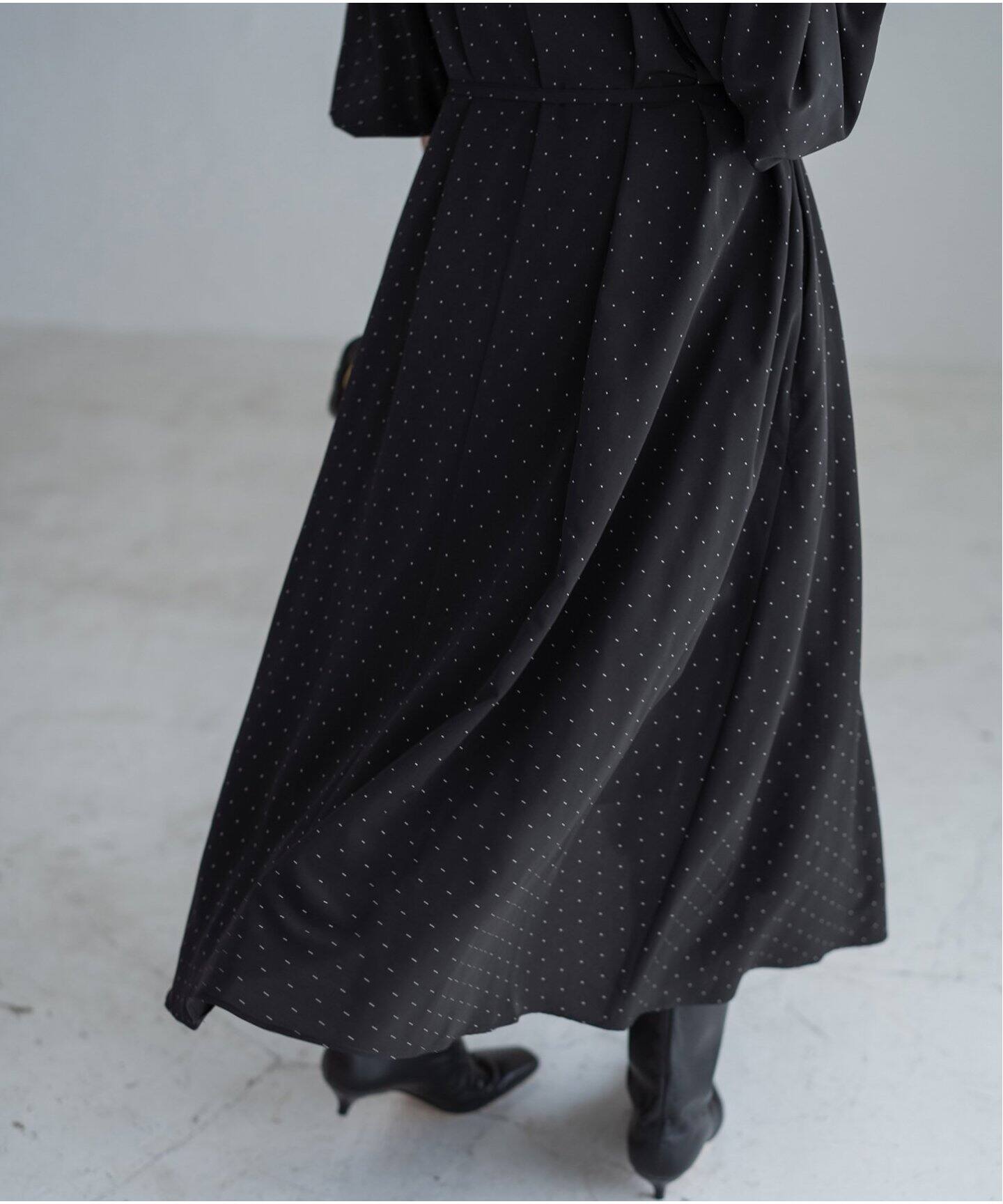 WEB限定/追加》ドットサッシュワンピース（ワンピース）｜IENA（イエナ