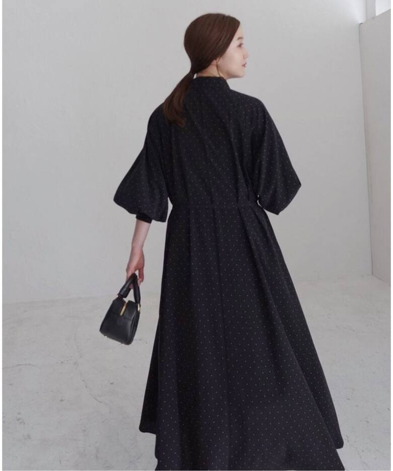 WEB限定/追加》ドットサッシュワンピース（ワンピース）｜IENA（イエナ 