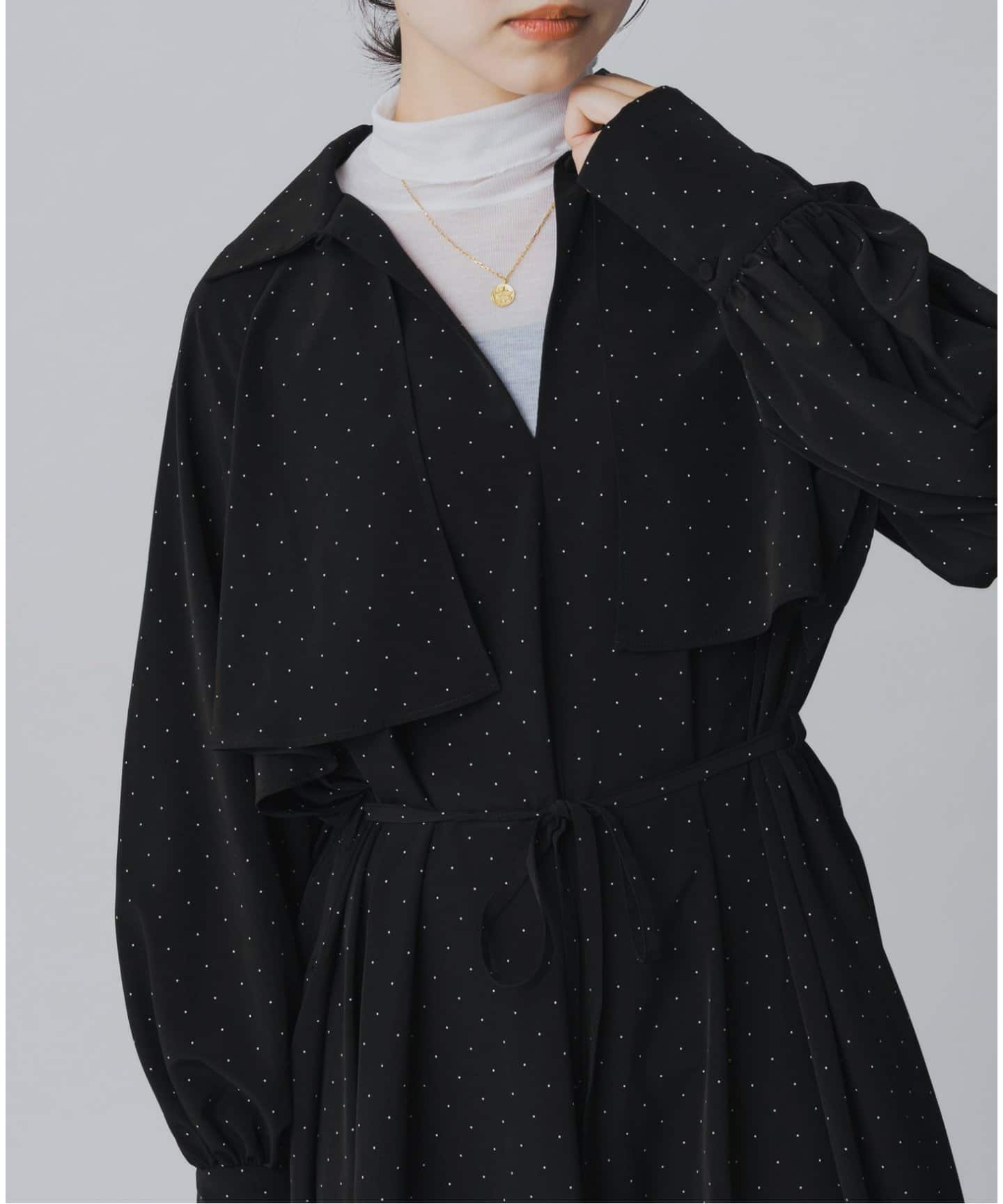 WEB限定/追加》ドットサッシュワンピース（ワンピース）｜IENA（イエナ