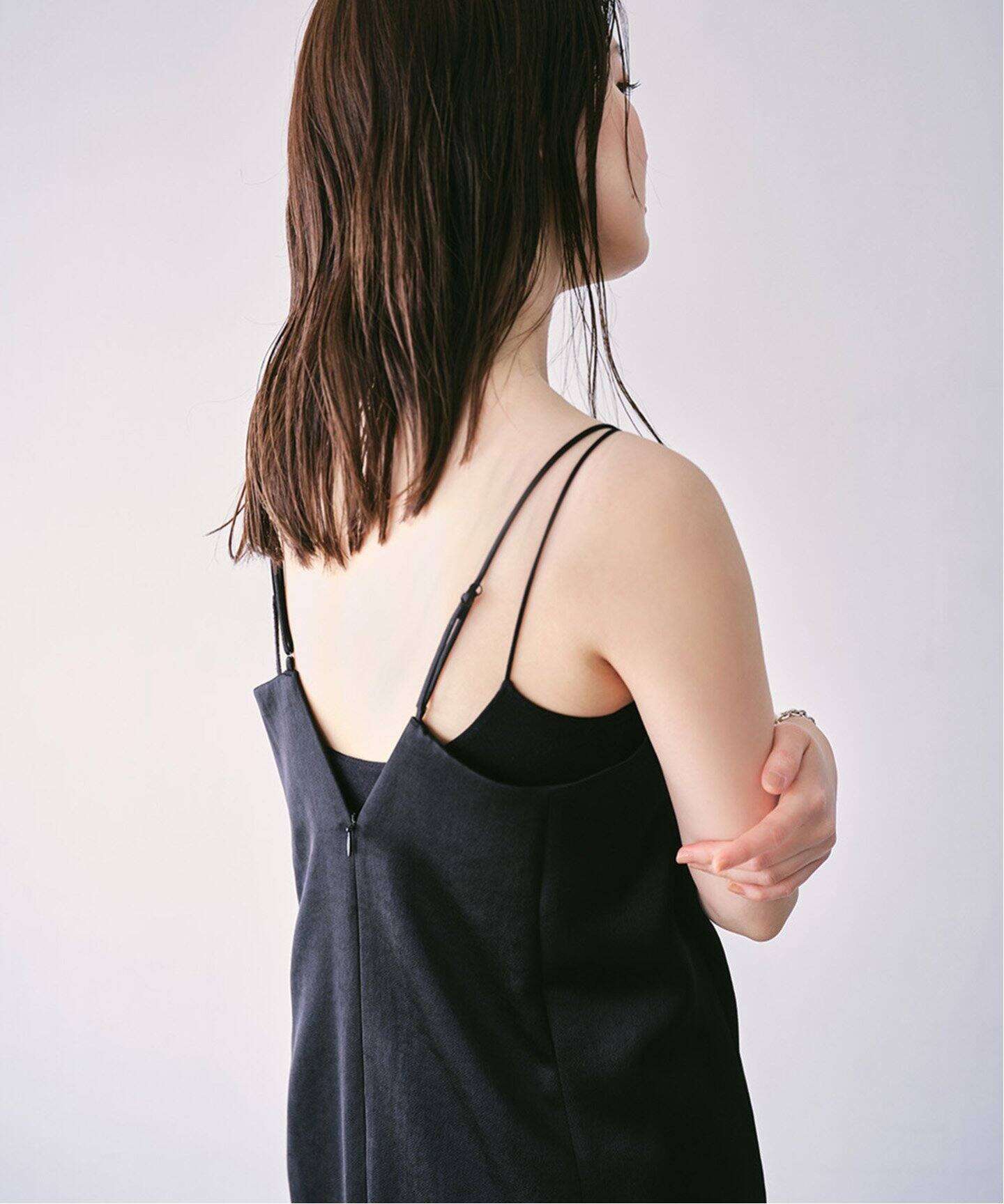 追加》endo.ダブルサテンキャミワンピース（ワンピース）｜IENA 