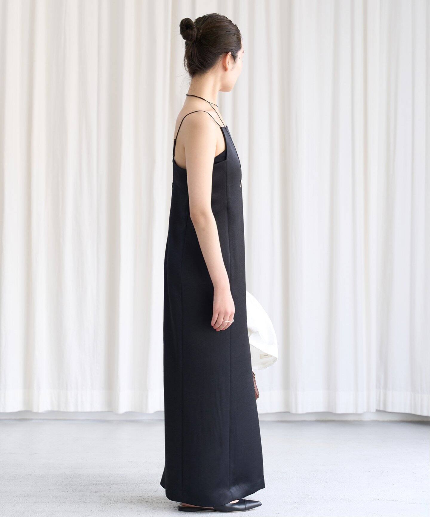 IENA endo.ダブルサテンキャミワンピース36 