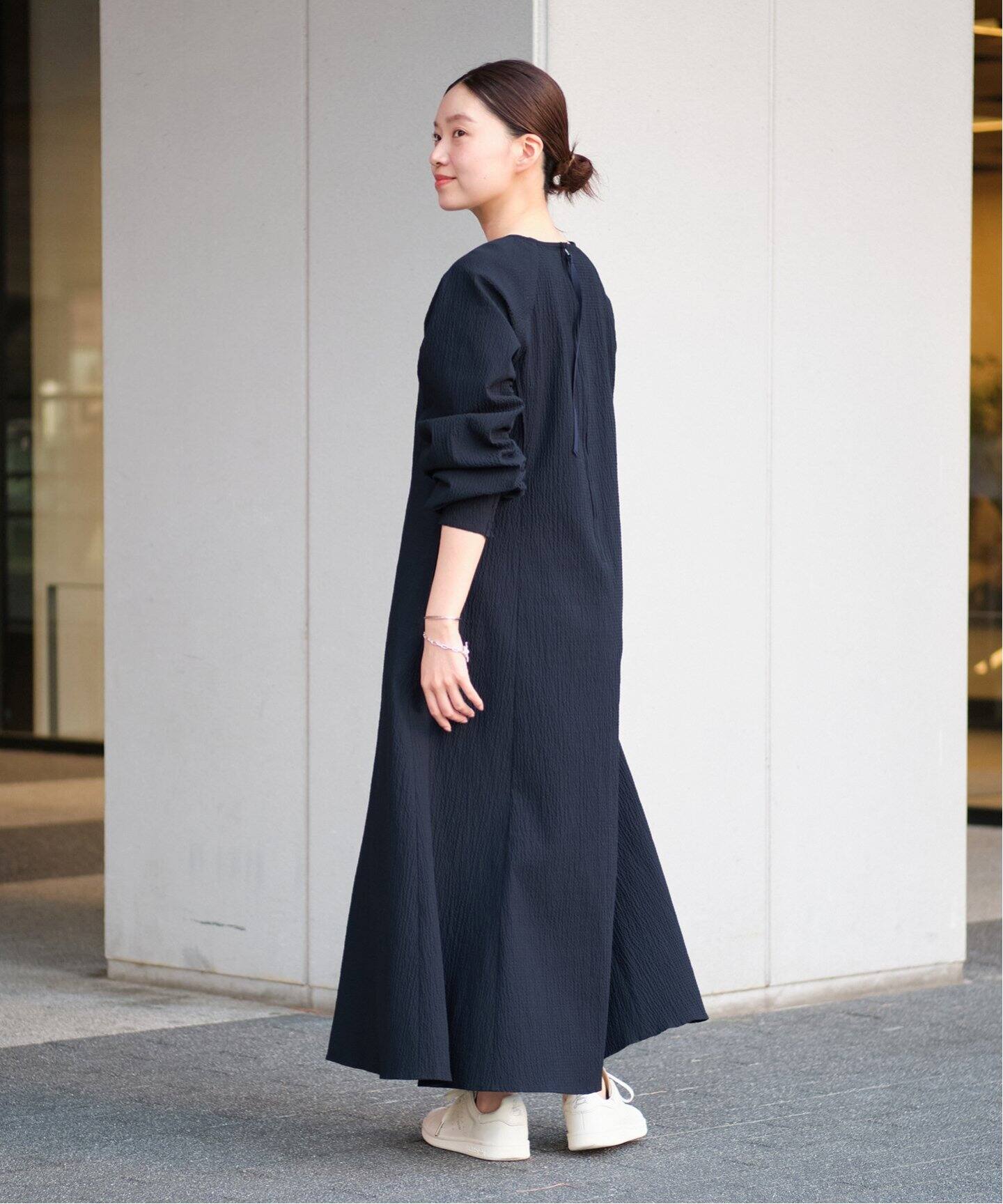 アームギャザーワンピース 無地（ワンピース）｜IENA（イエナ）の通販  