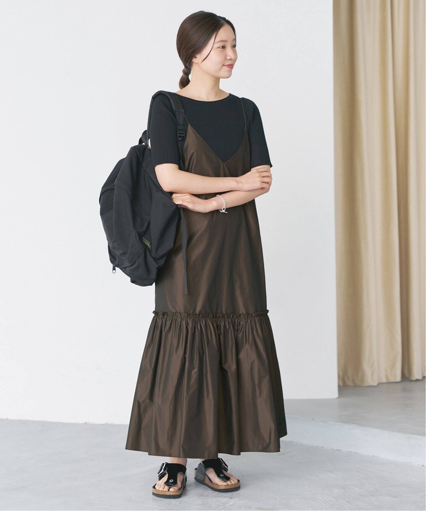 追加2》タフタキャミワンピース（ワンピース）｜IENA（イエナ）の通販  