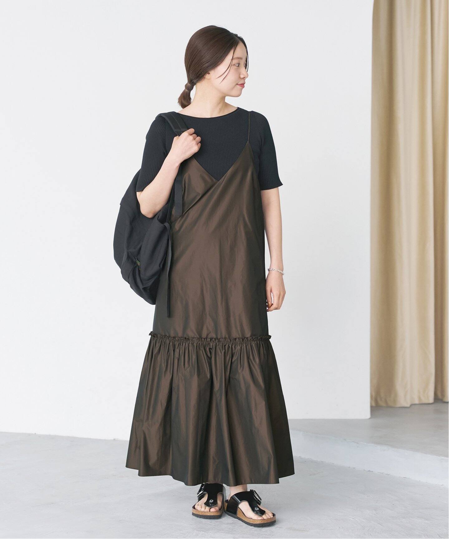 追加2》タフタキャミワンピース（ワンピース）｜IENA（イエナ）の通販  