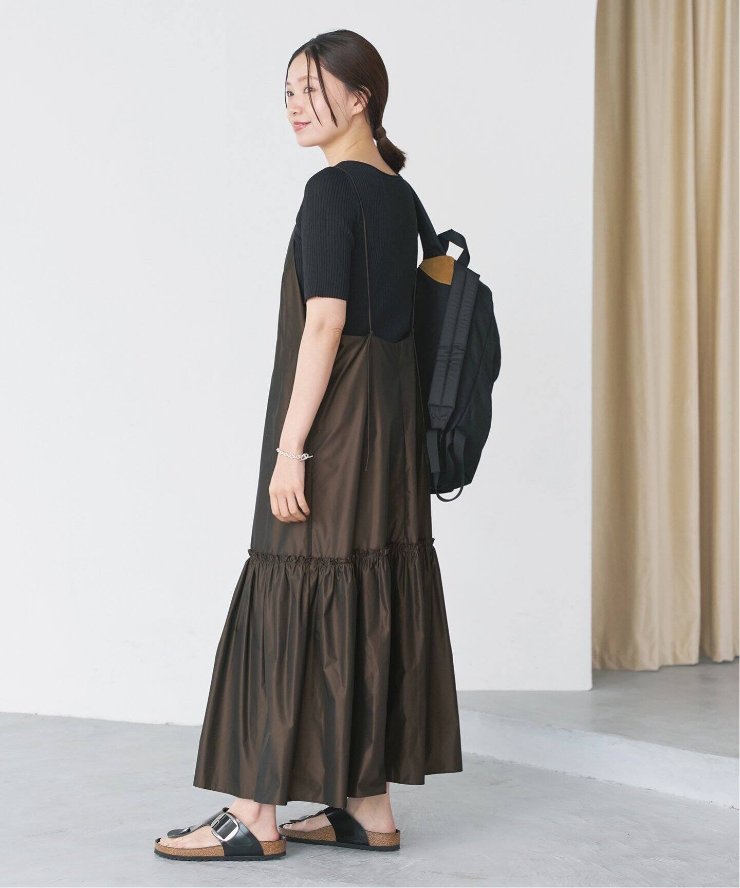 追加2》タフタキャミワンピース（ワンピース）｜IENA（イエナ）の通販  