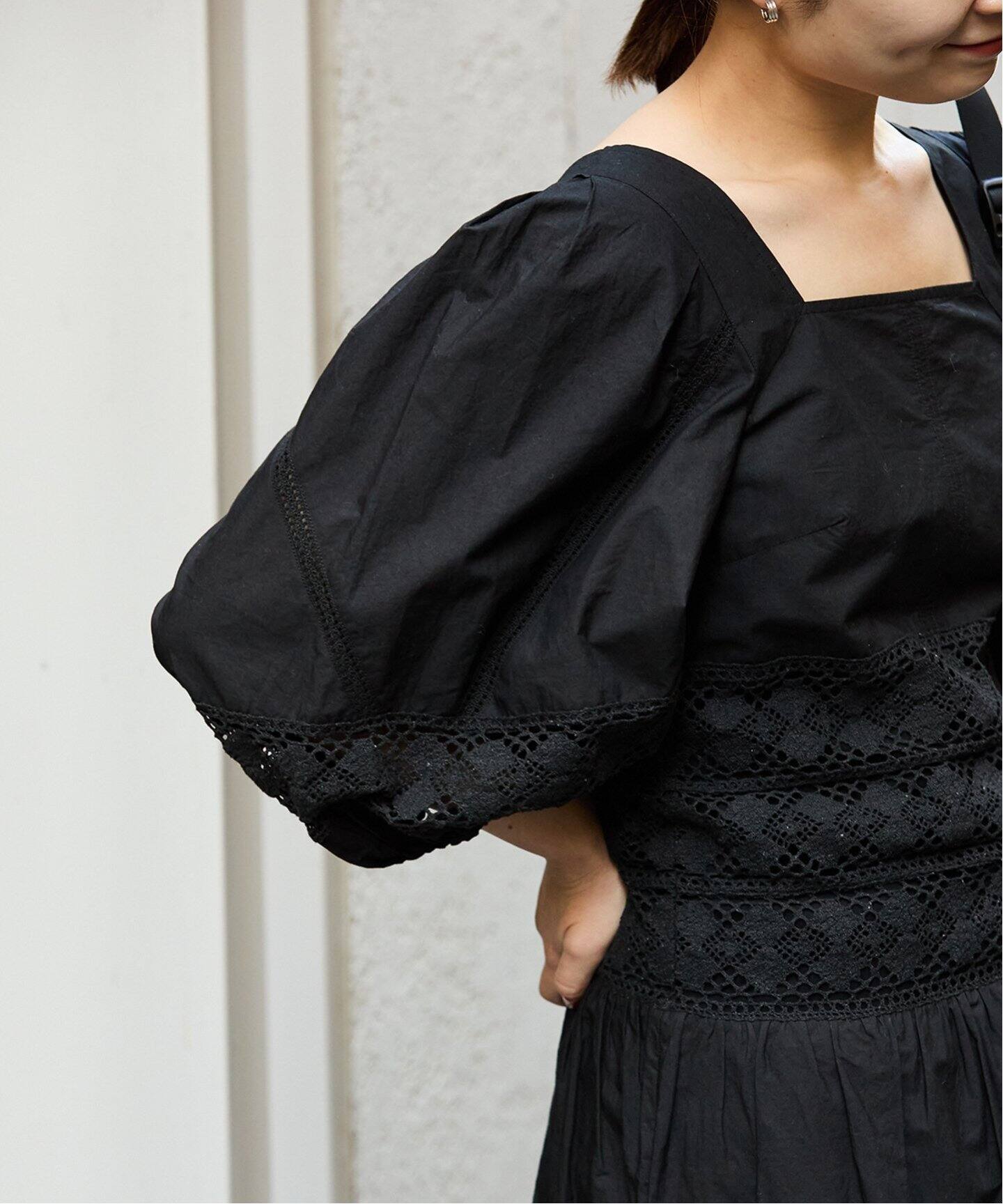 SARA MALLIKA x IENA】別注 ボリュームスリーブドレス（ワンピース  