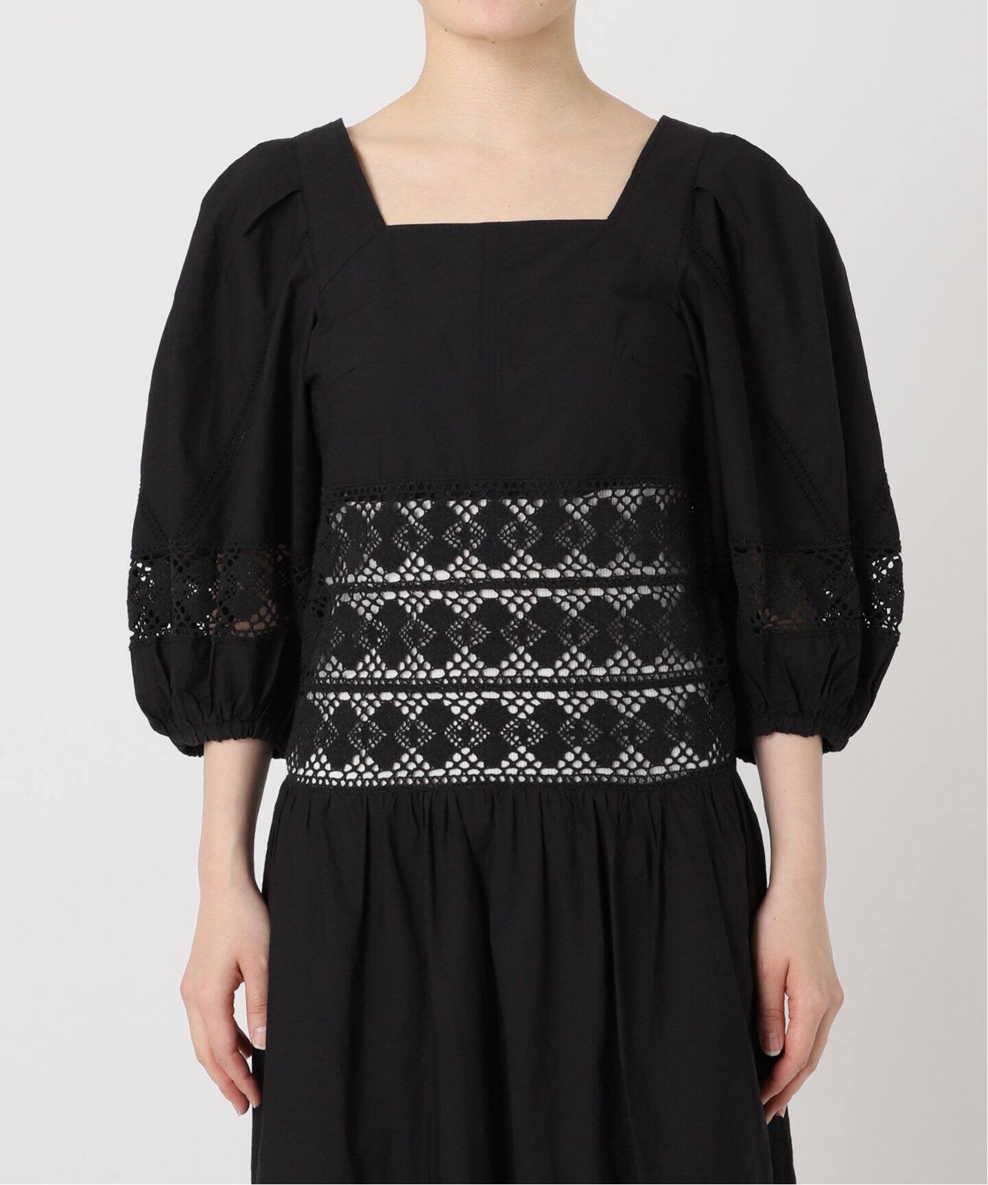 SARA MALLIKA x IENA】別注 ボリュームスリーブドレス（ワンピース  